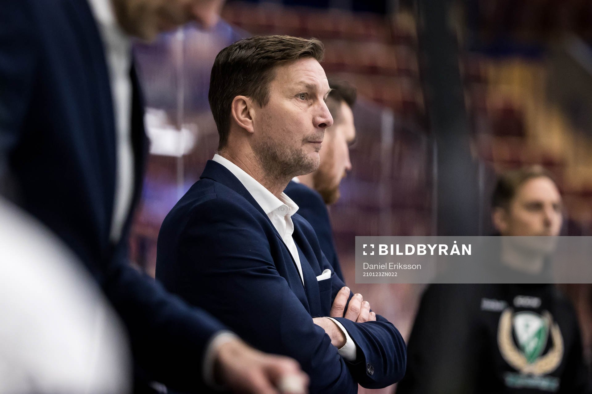 Färjestads huvudtränare Johan Pennerborn