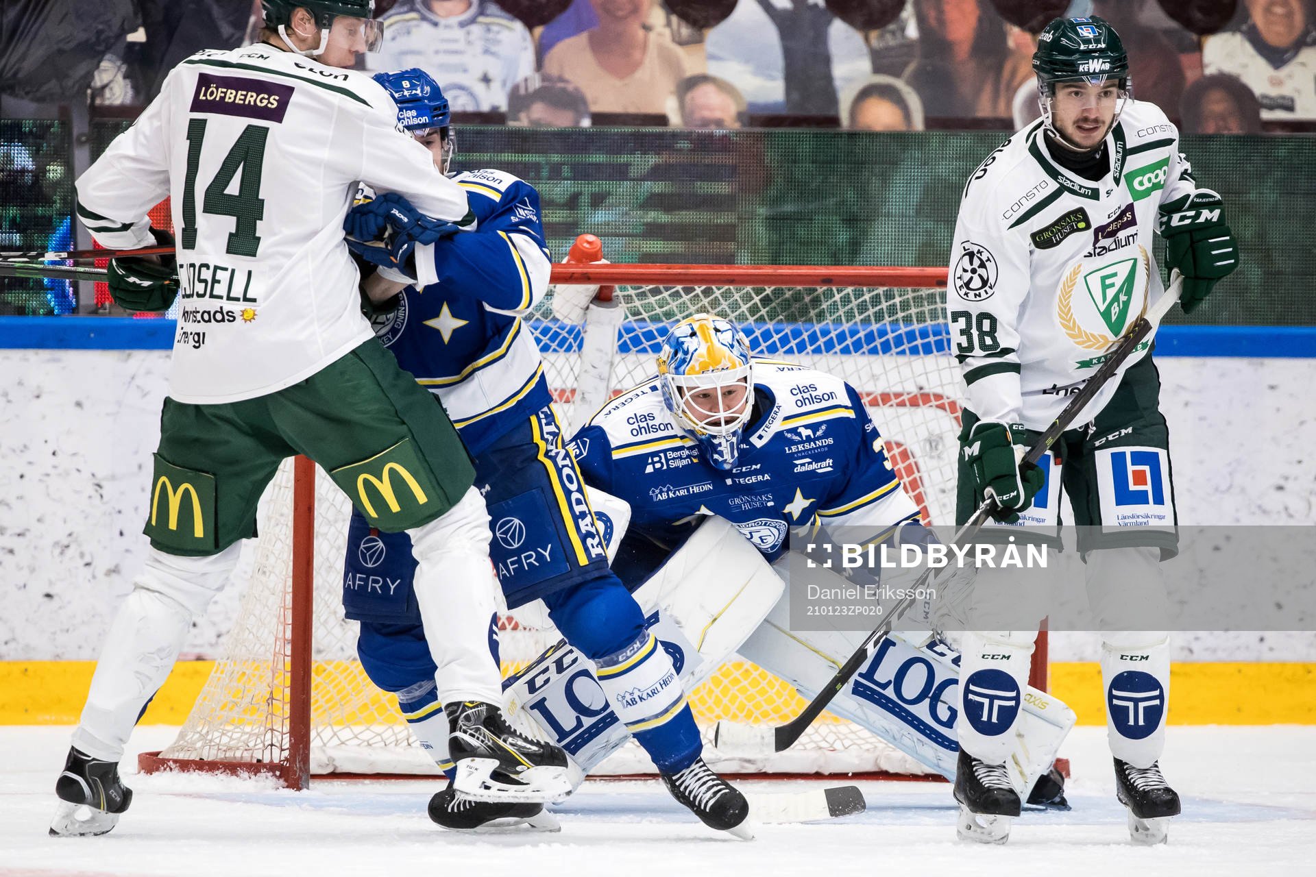 Leksands målvakt Janne Juvonen