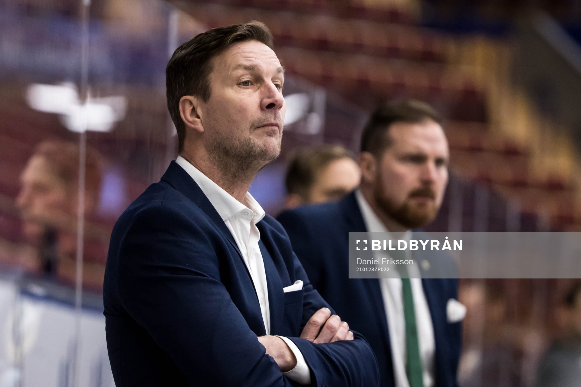 Färjestads huvudtränare Johan Pennerborn