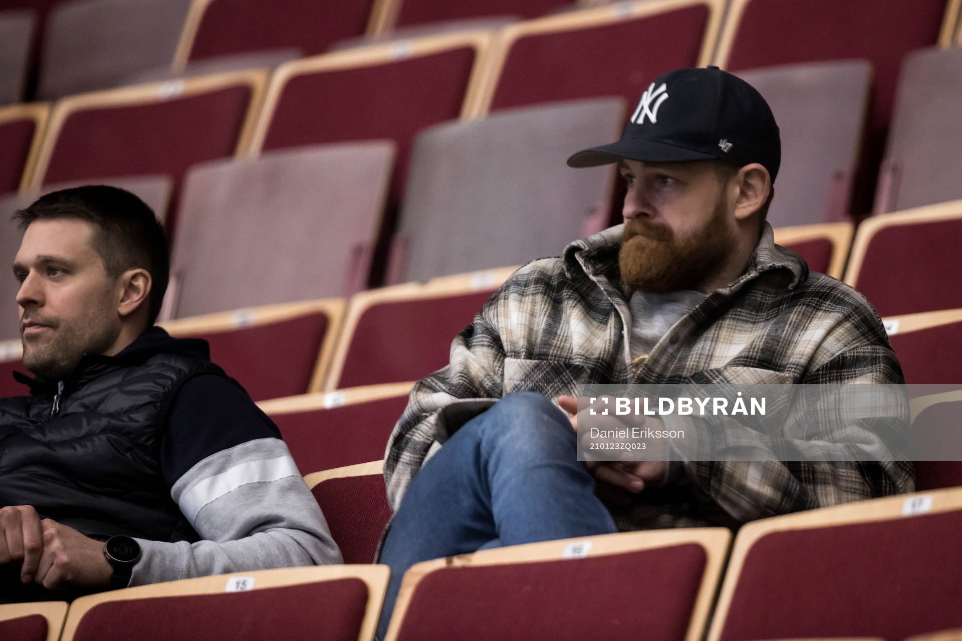Leksands Mattias Ritola och fystränare Jesper Gillerås