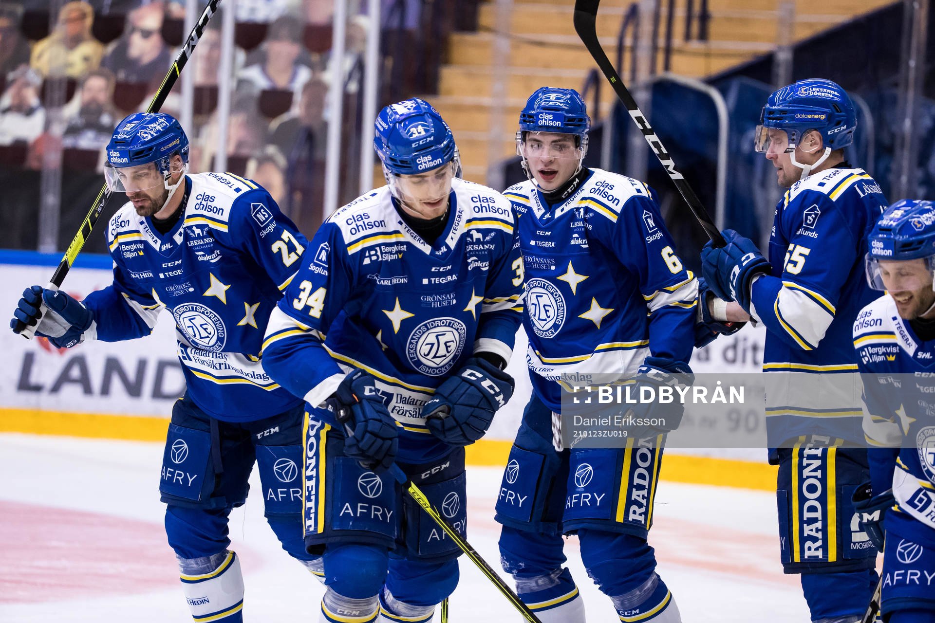 Leksands Alexander Lundqvist jublar