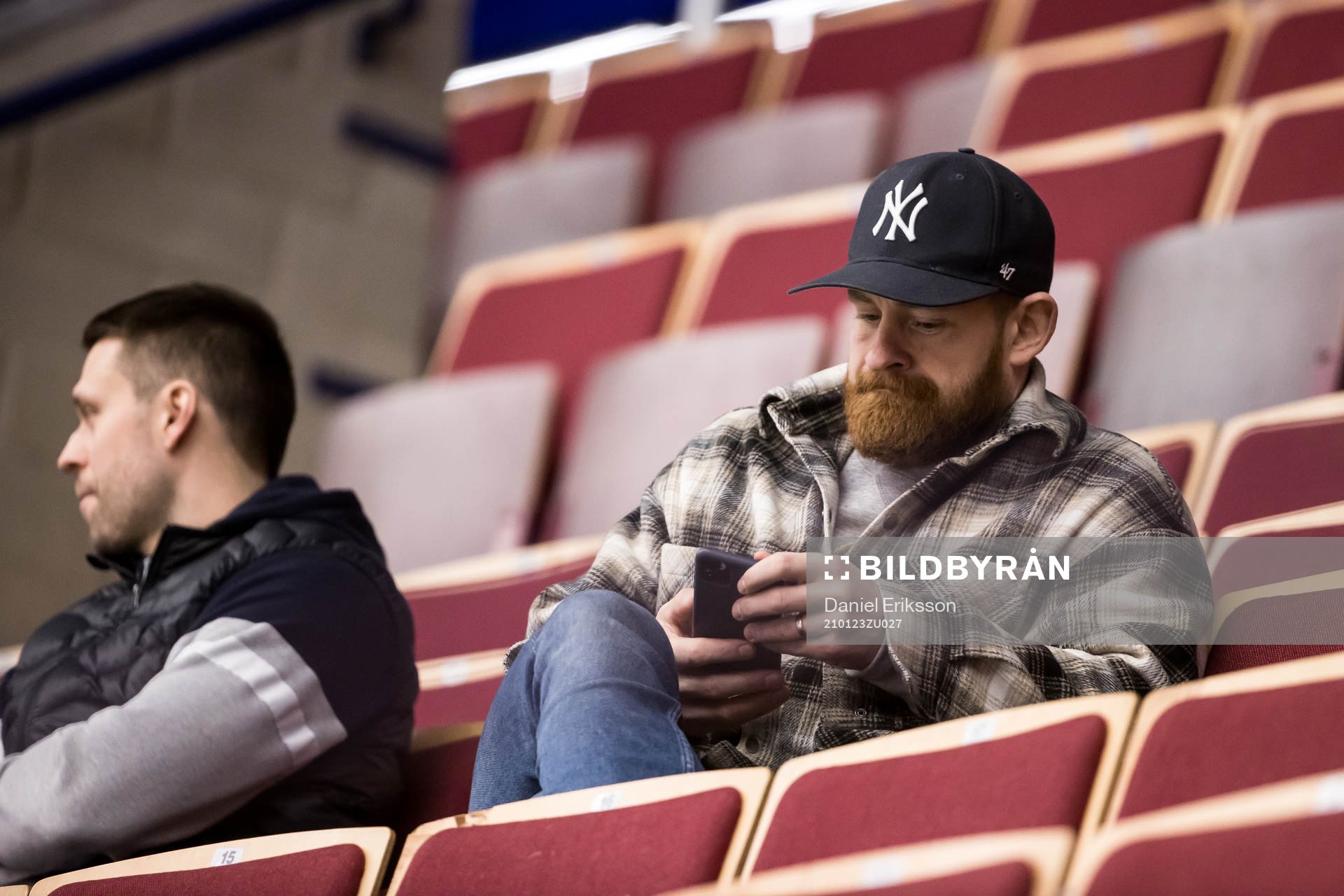 Leksands Mattias Ritola på läktaren