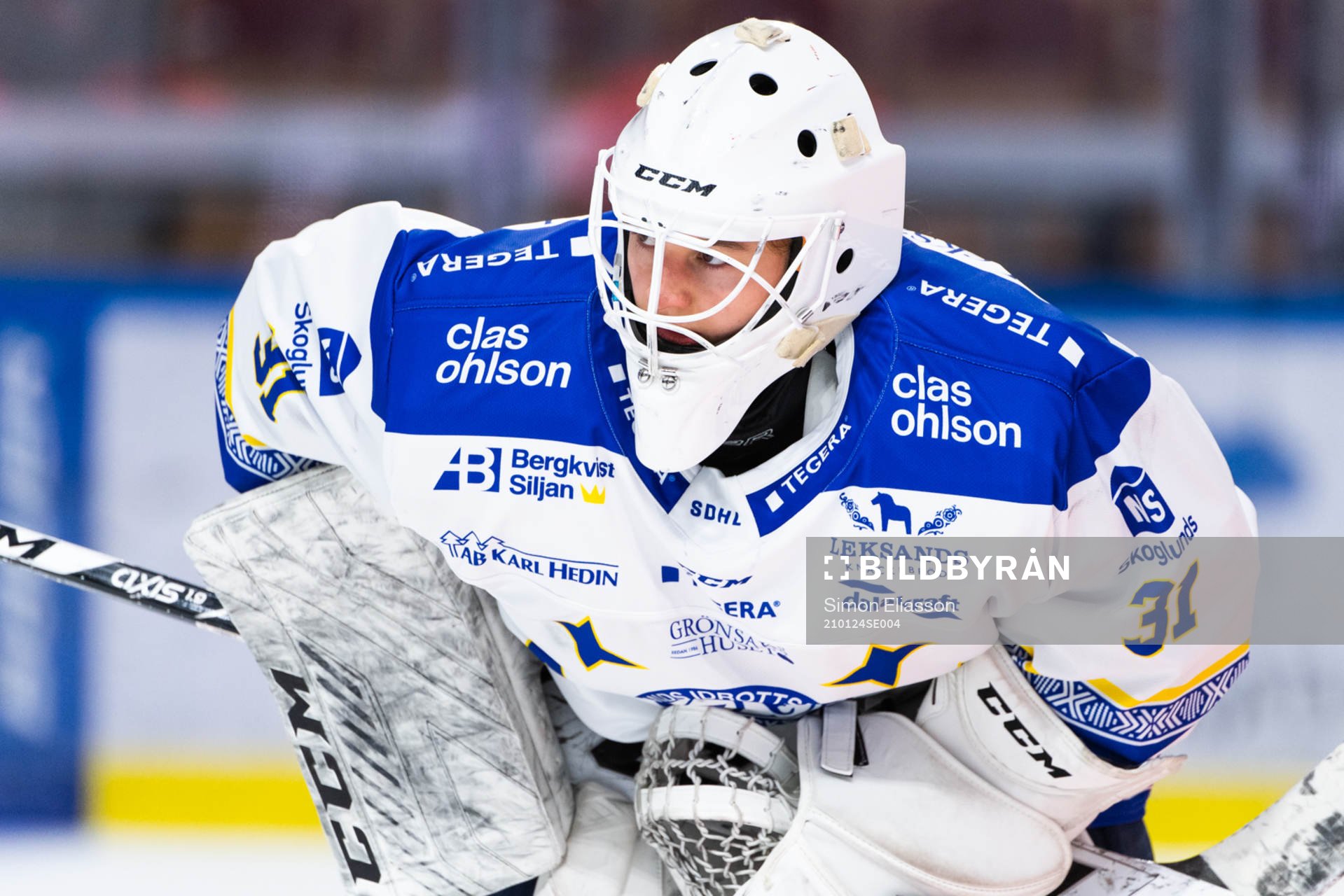 Leksands målvakt Angelica Andersson