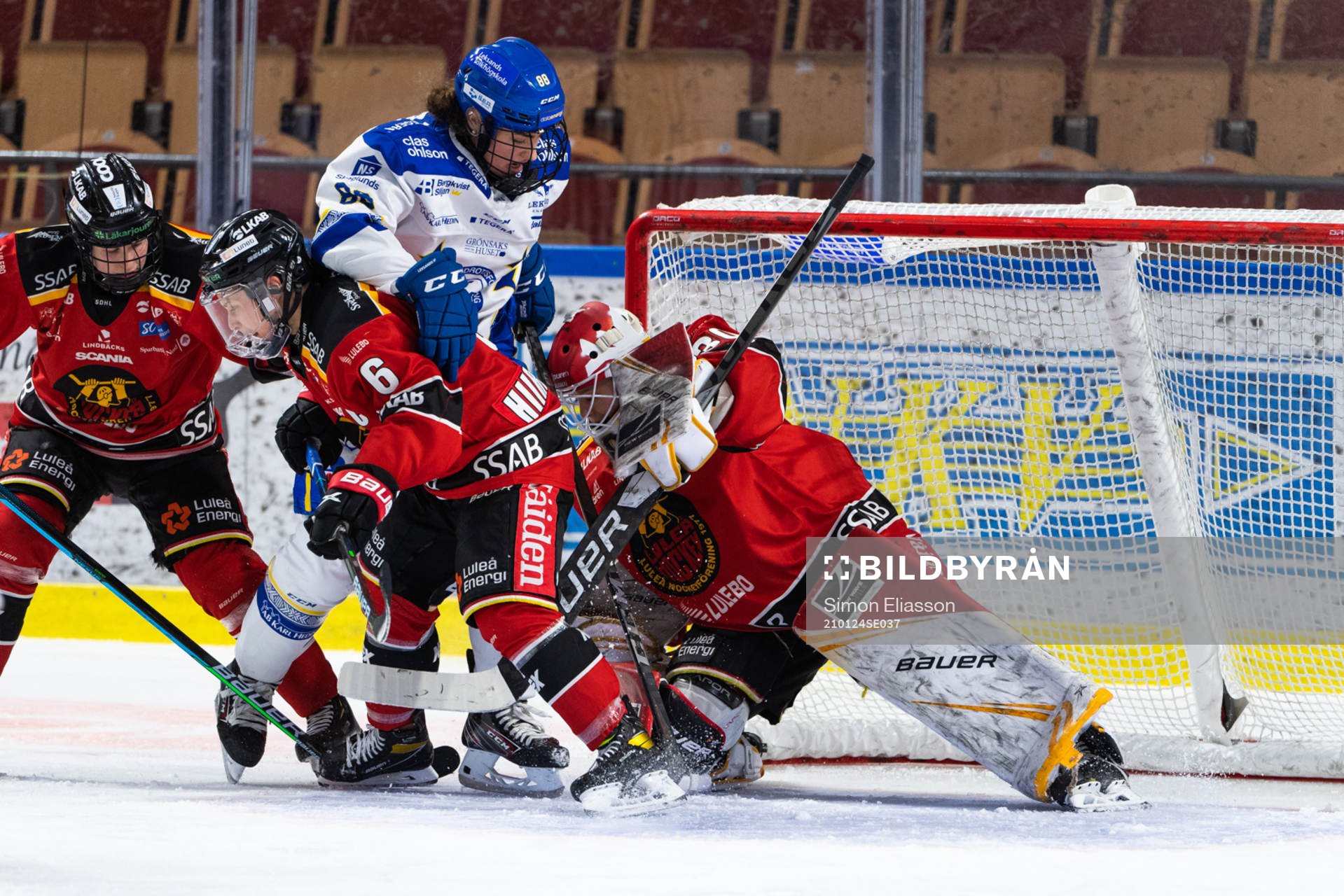 Luleås Jenni Hiirikoski och Leksands Ella Albinsson