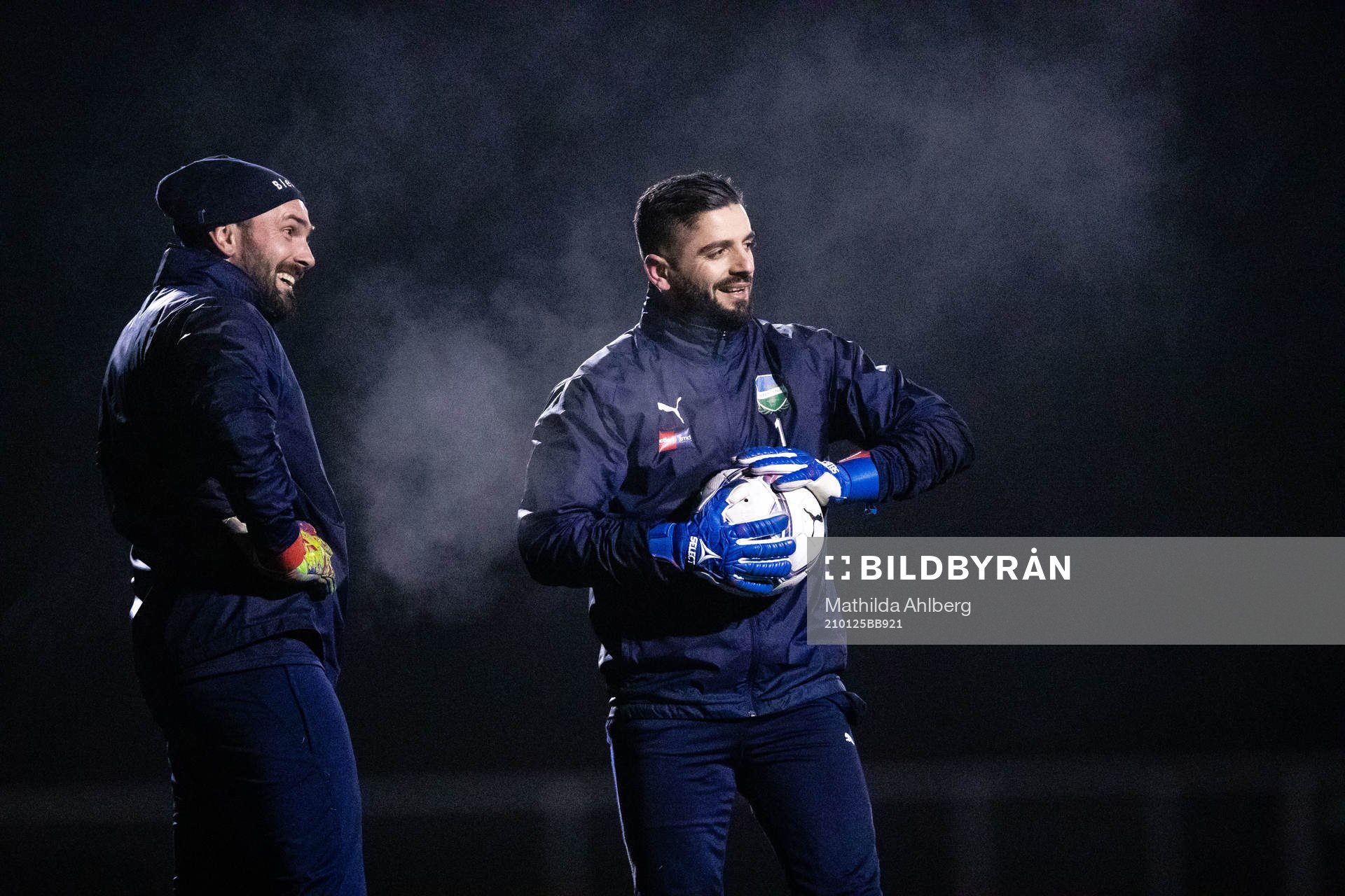 Österlens målvakt Zakaria Abdulrazek och målvakt Festim