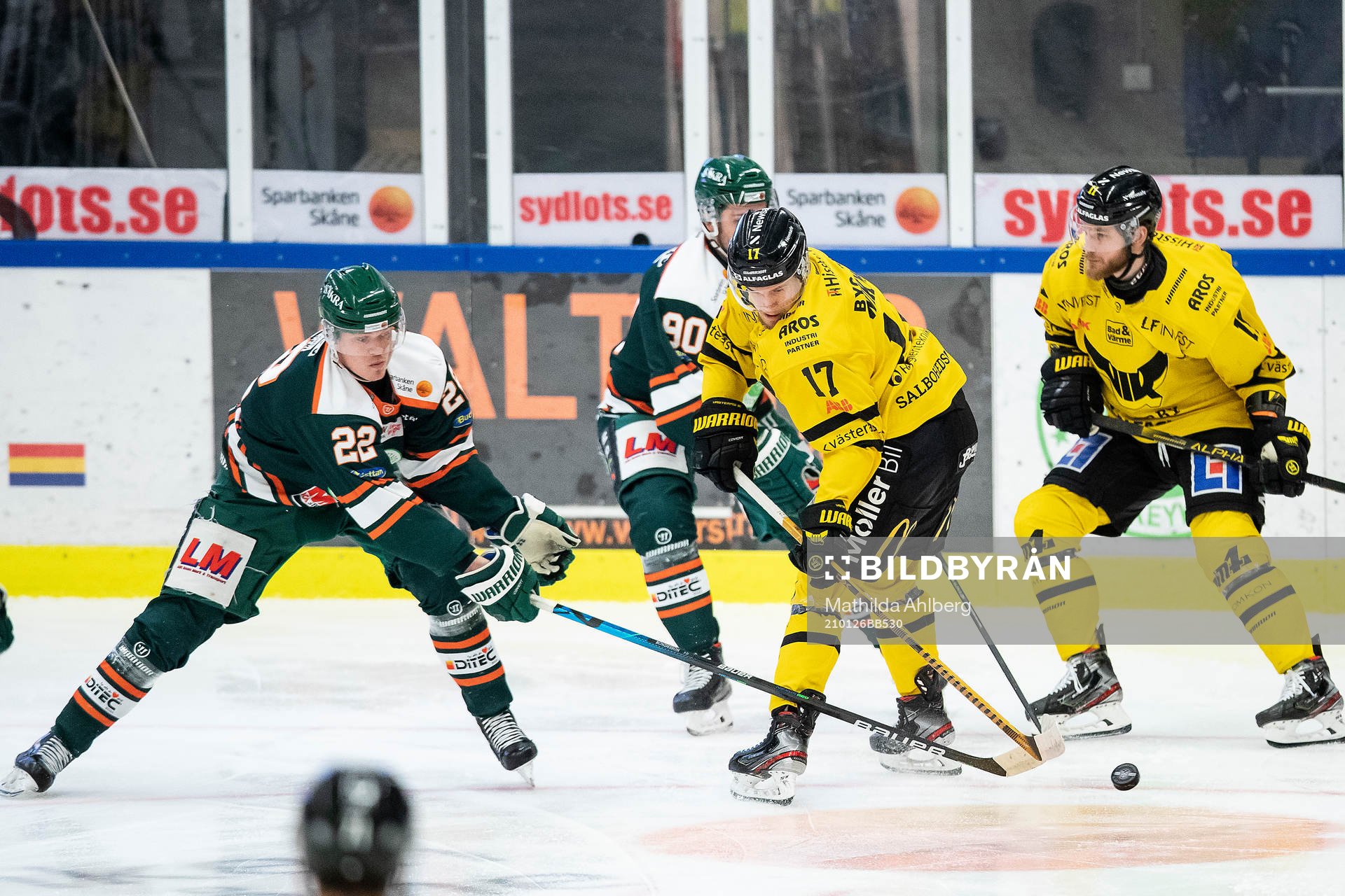 Kristianstads Jakob Bondesson och Västerås William Wikman