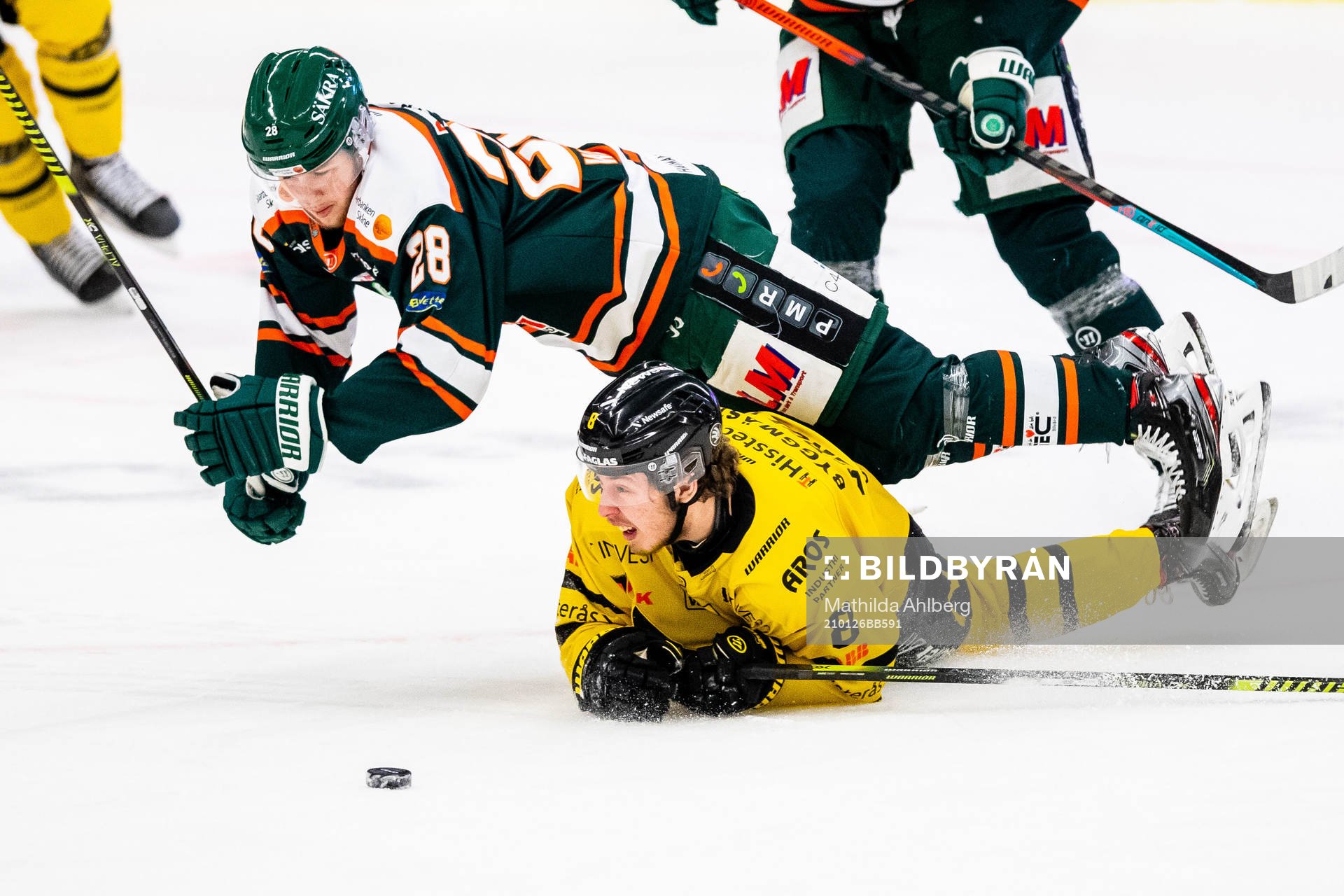 Kristianstads Max Wahlgren och Västerås Gustav Berglund