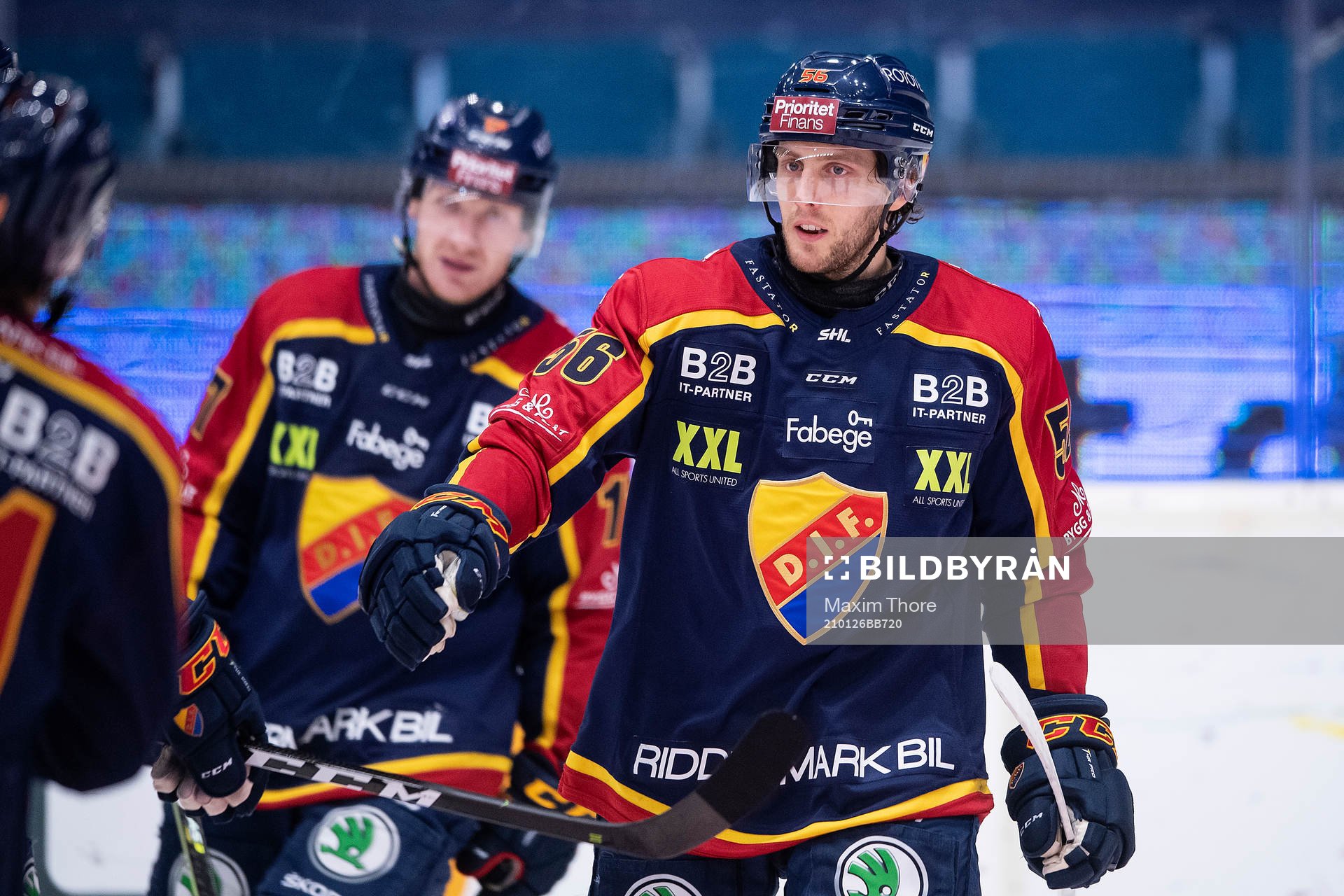 Djurgårdens Robin Norell jublar