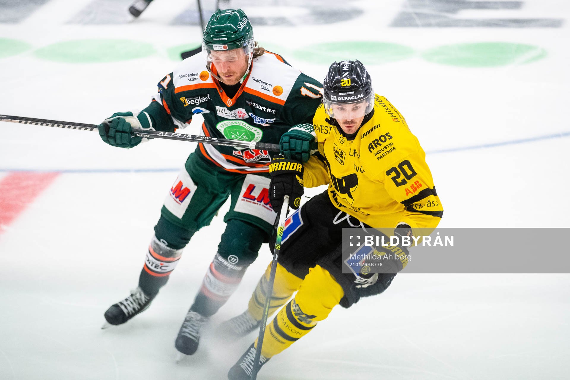 Kristianstads Fredrik Hansson och Västerås Henrik Hetta