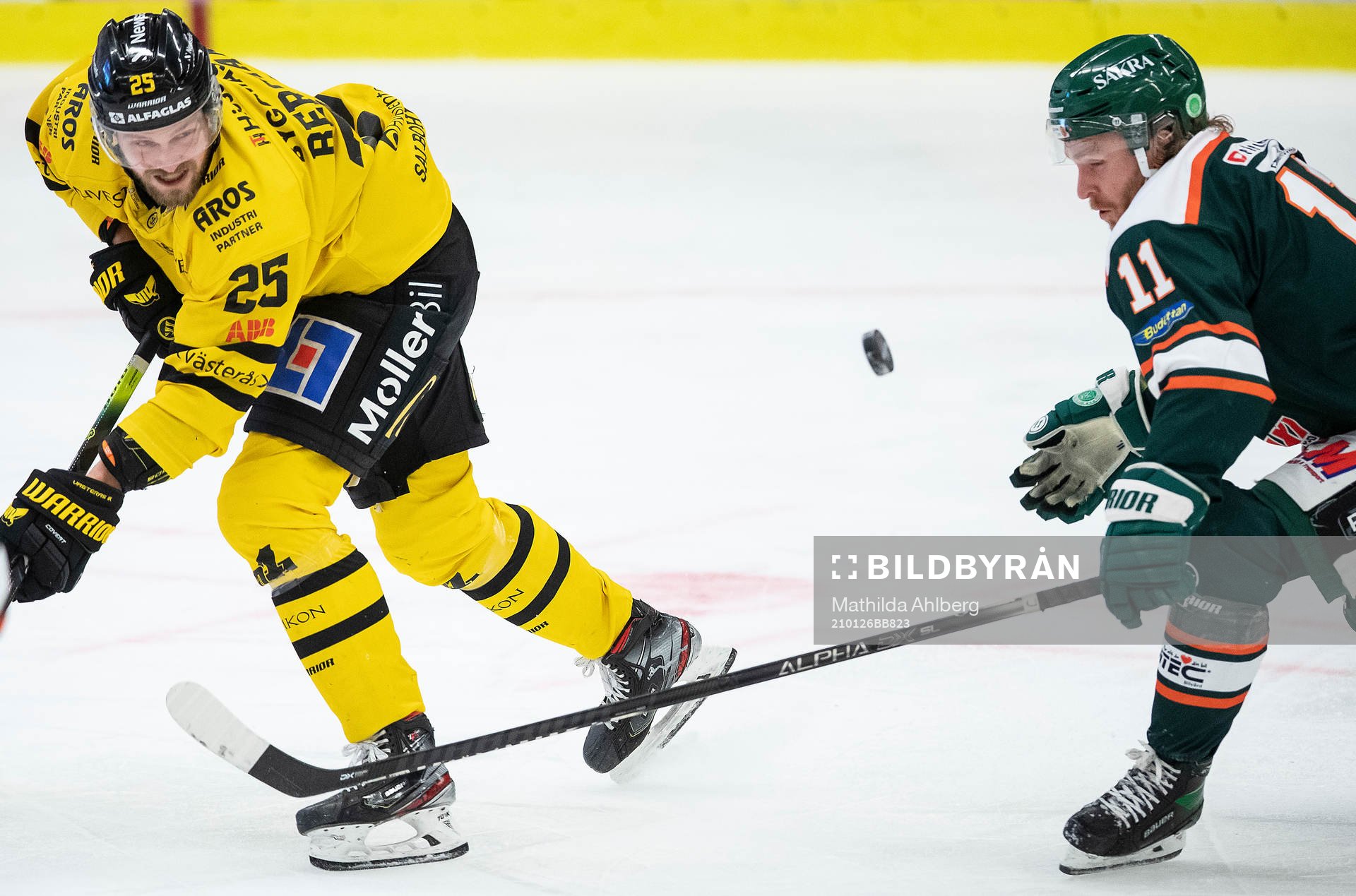 Västerås Marcus Bergman och Kristianstads Fredrik Hansson