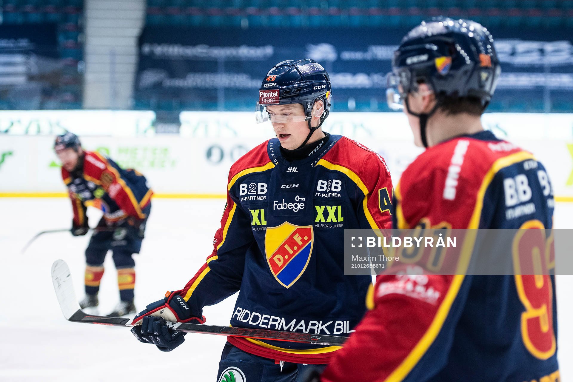 Djurgårdens Rhett Rakhshani deppar