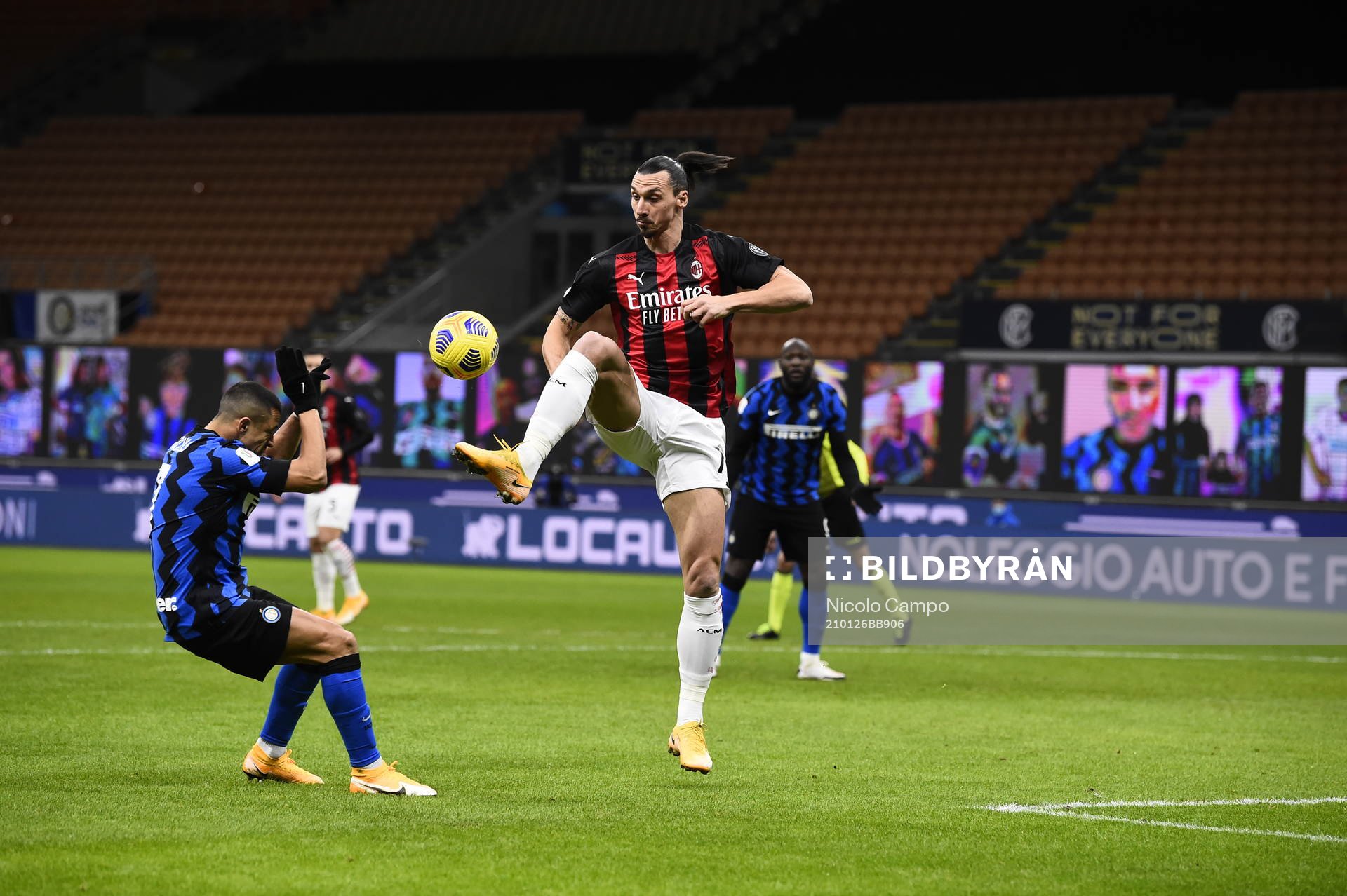 Zlatan Ibrahimovic of Milan