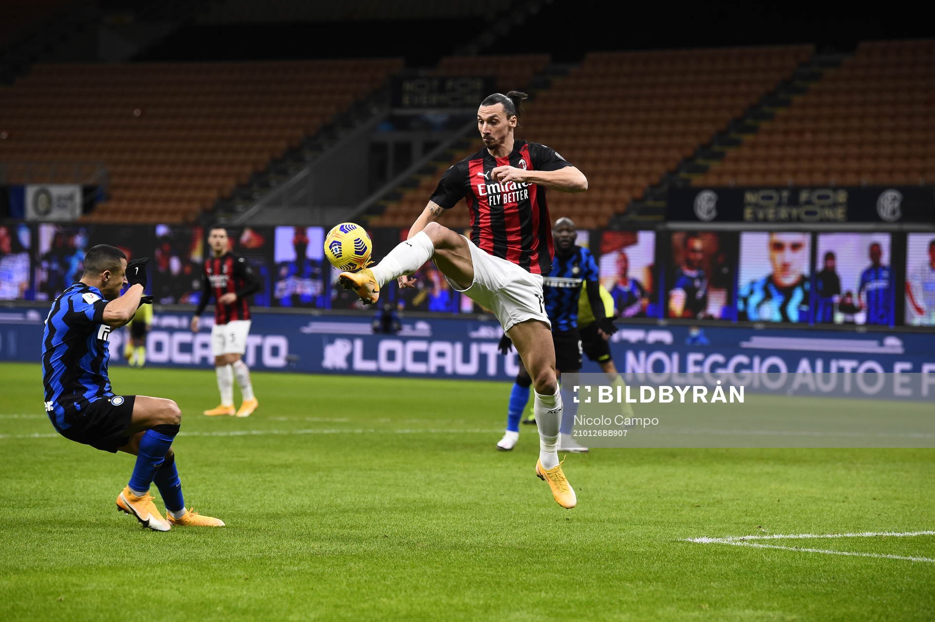Zlatan Ibrahimovic of Milan