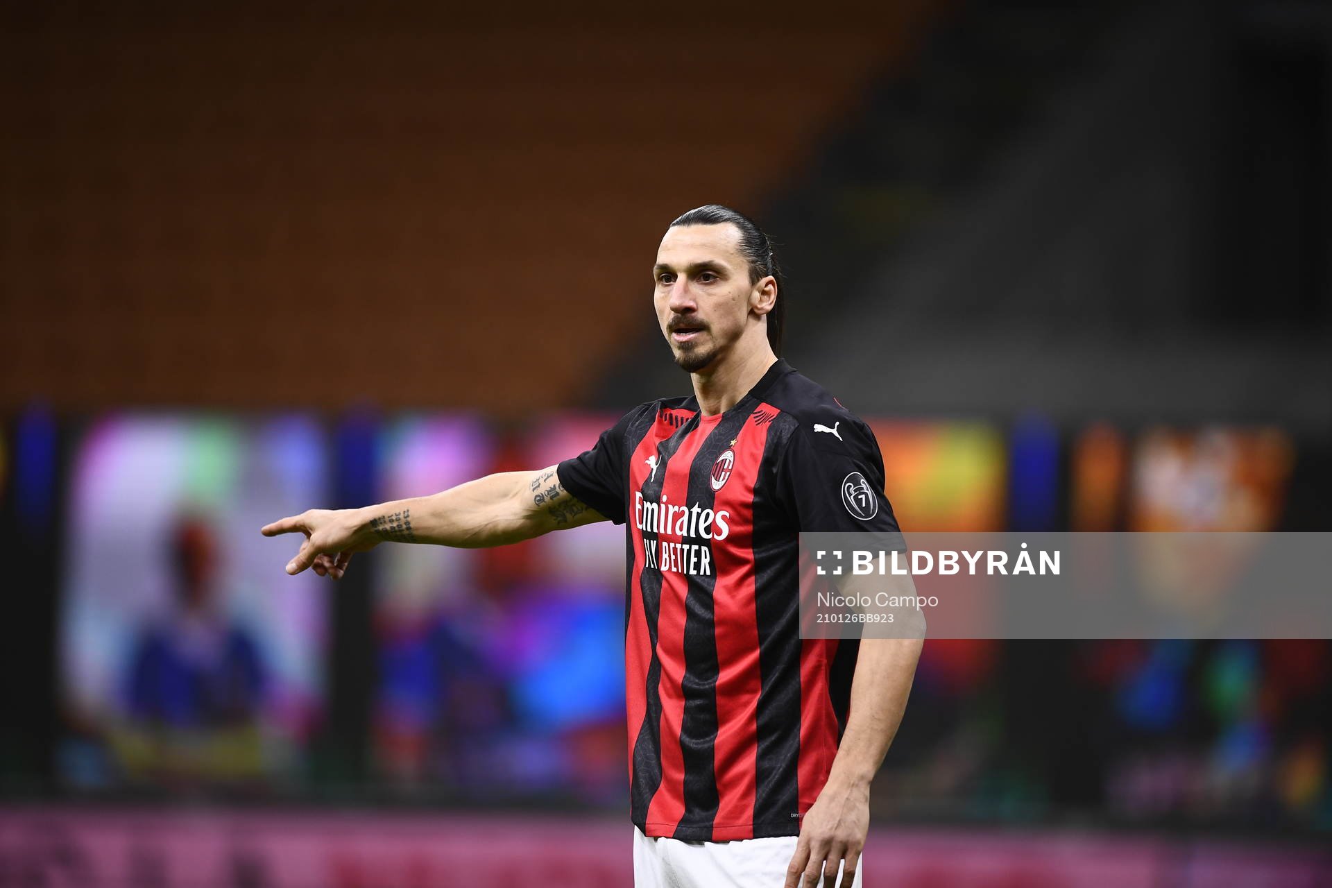 Zlatan Ibrahimovic of Milan