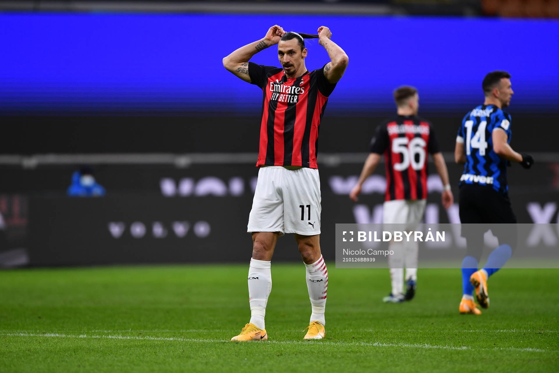 Zlatan Ibrahimovic of Milan