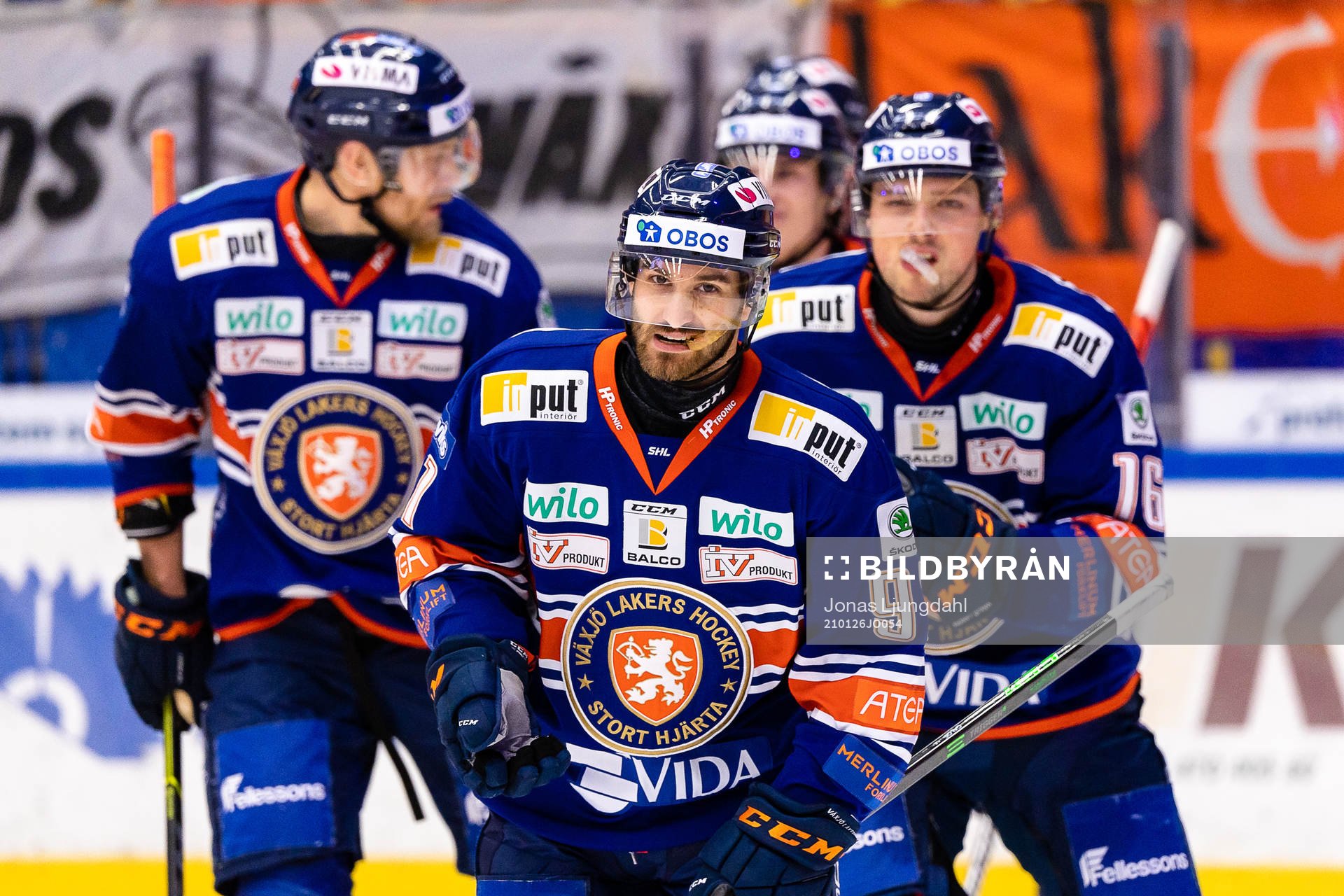 Växjös Andrew Calof jublar
