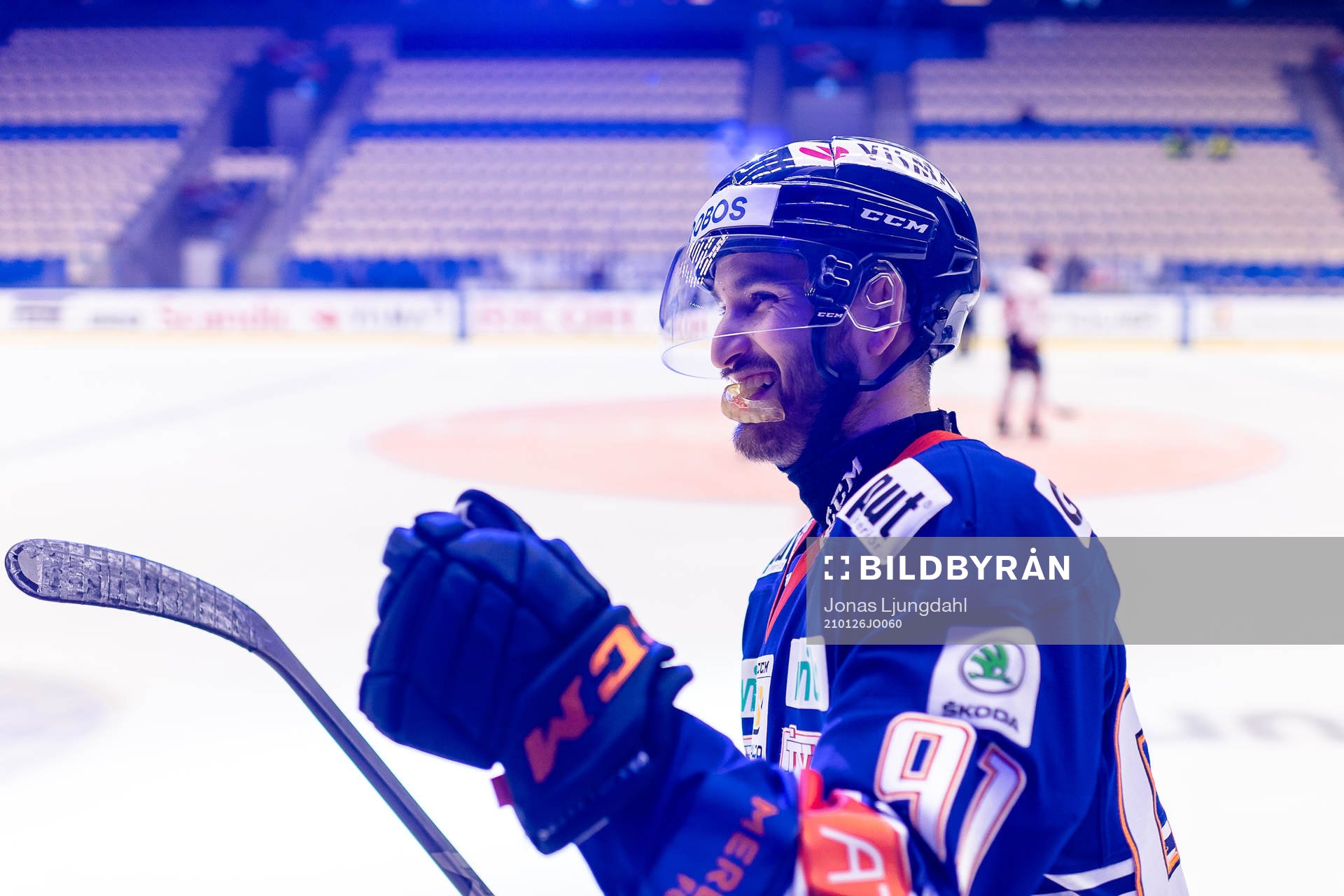 Växjös Andrew Calof jublar