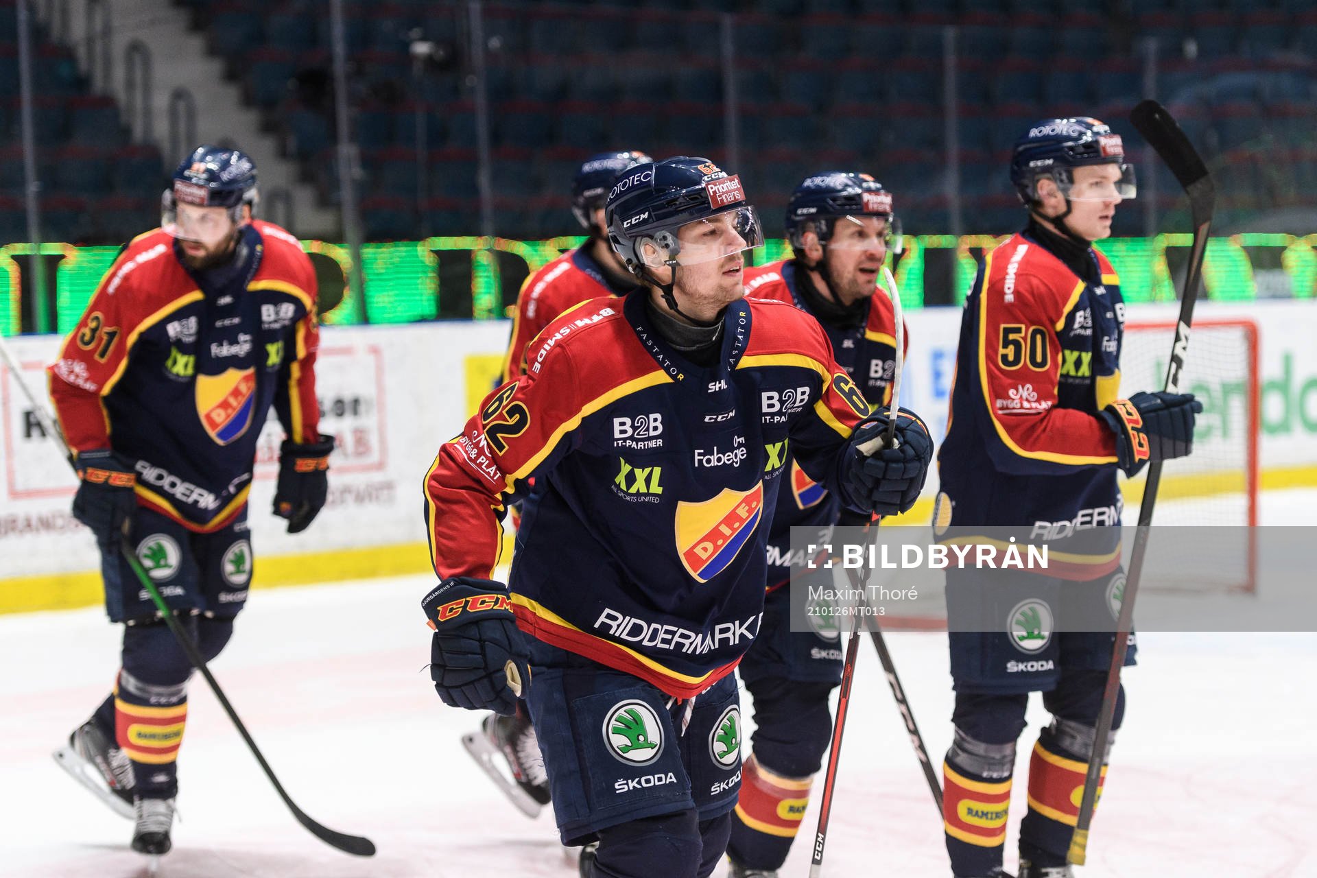 Djurgårdens Manuel Ågren jublar