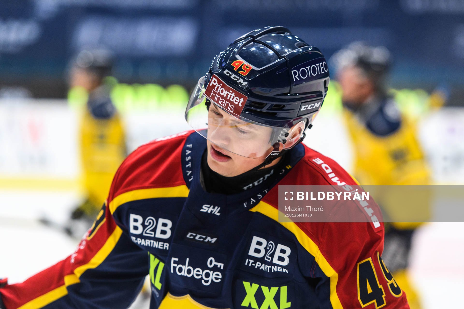 Djurgårdens Rhett Rakhshani deppar