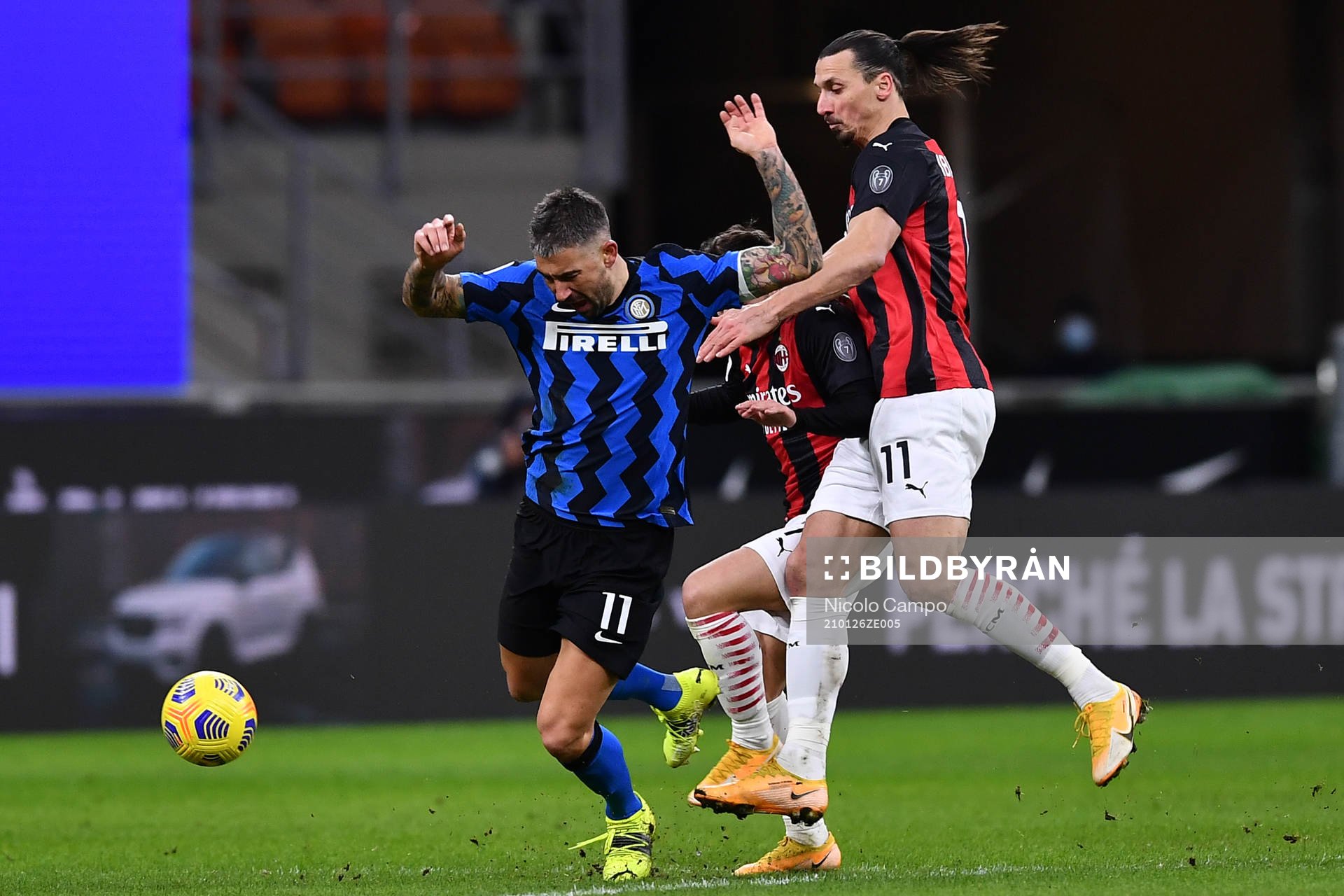 Zlatan Ibrahimovic of Milan
