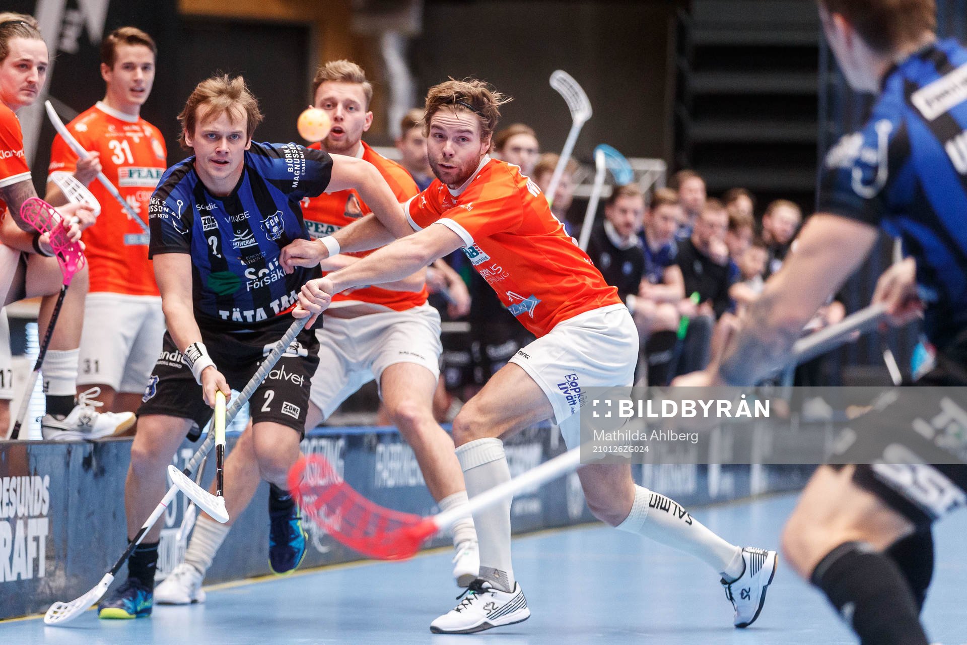 Helsingborgs Linus Nordgren och Höllvikens Johannes