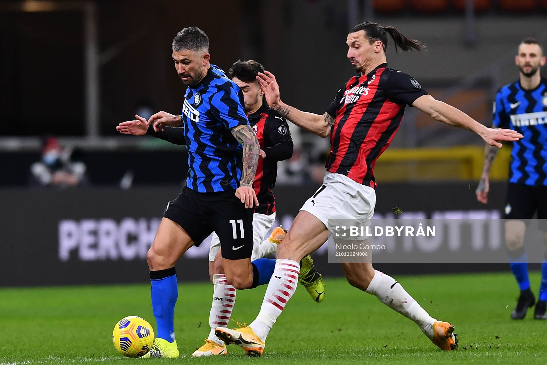 Zlatan Ibrahimovic of Milan