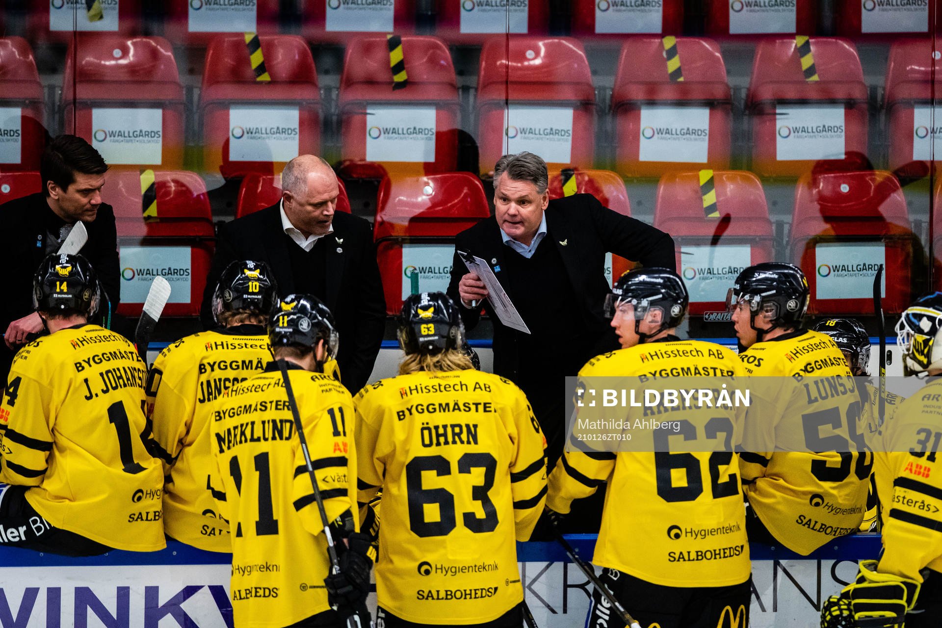 Västerås tränare Thomas Paananen, J20-tränare Per