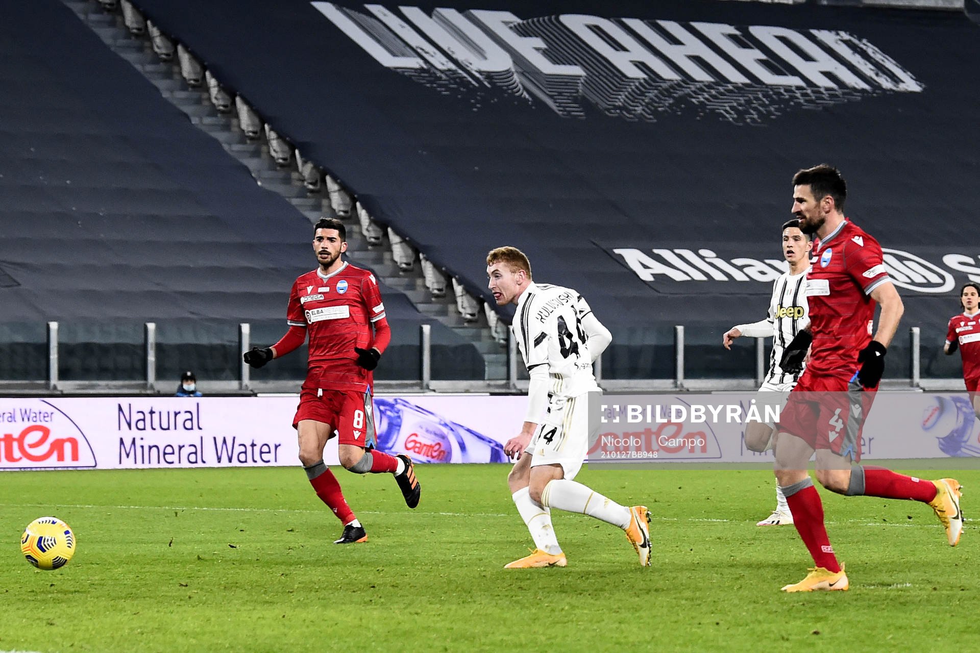 Dejan Kulusevski of Juventus scores 3-0