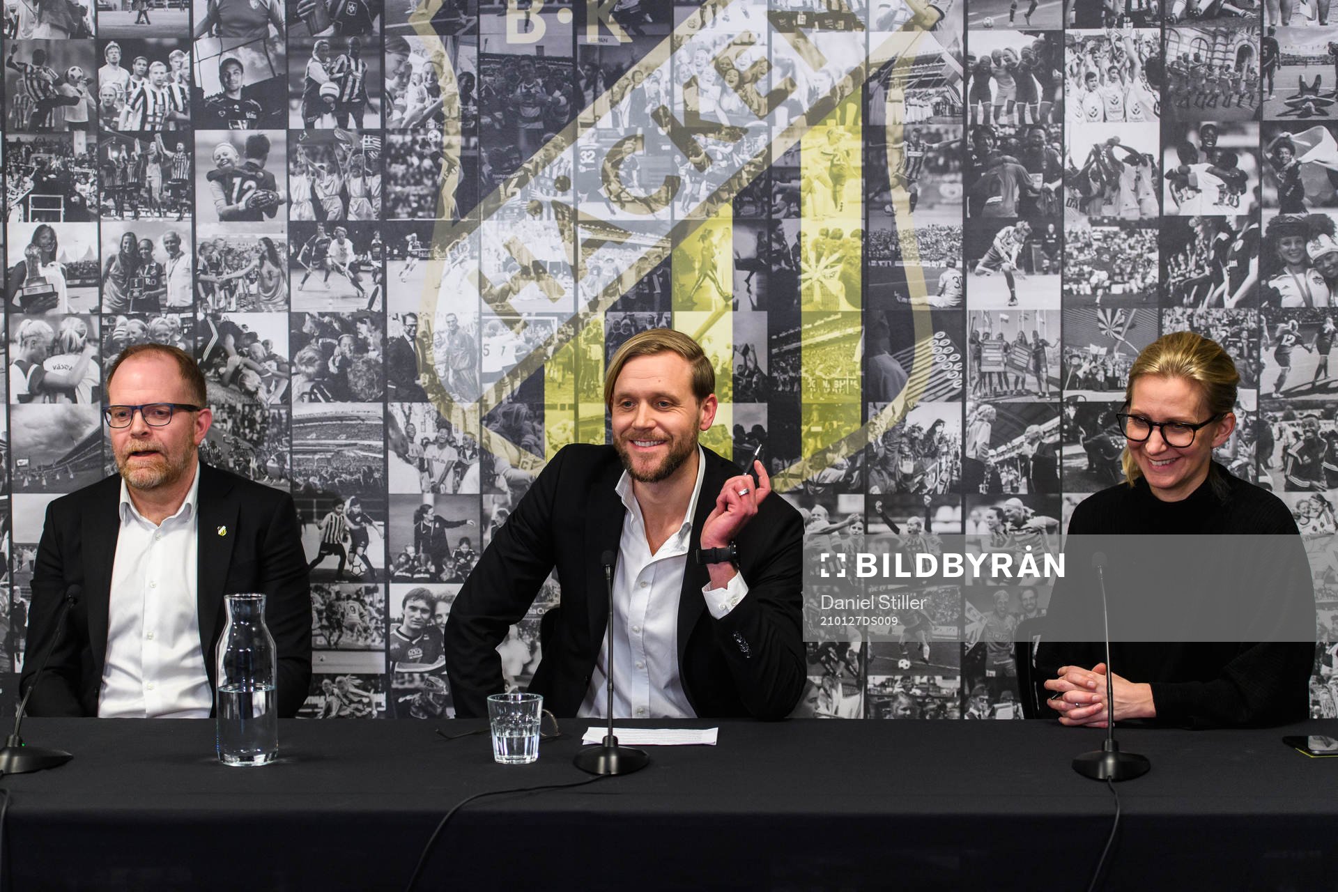 Ordförande Anders Billström, Marcus Jodin, klubbchef, och