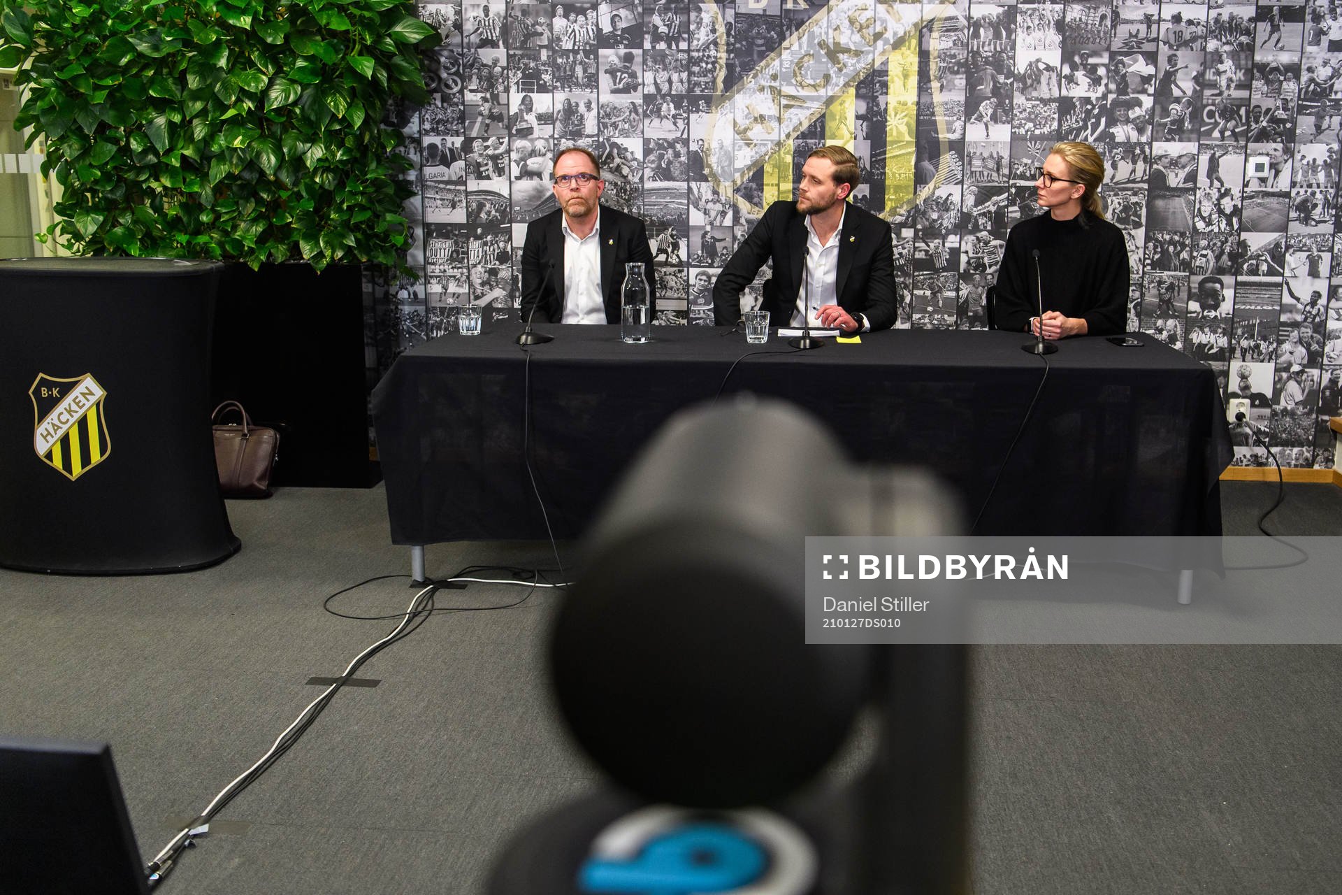 Ordförande Anders Billström, Marcus Jodin, klubbchef, och