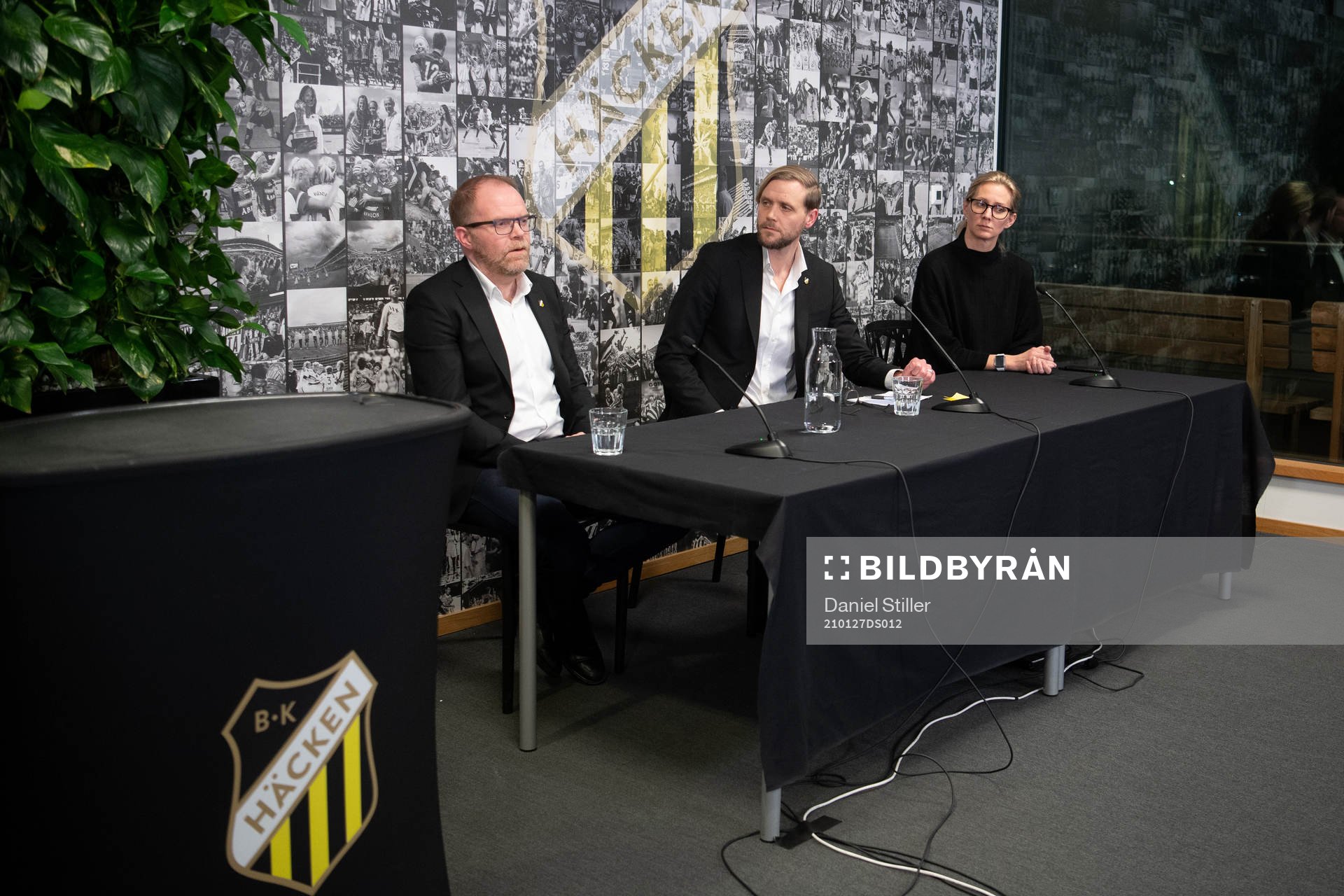 Ordförande Anders Billström, Marcus Jodin, klubbchef, och