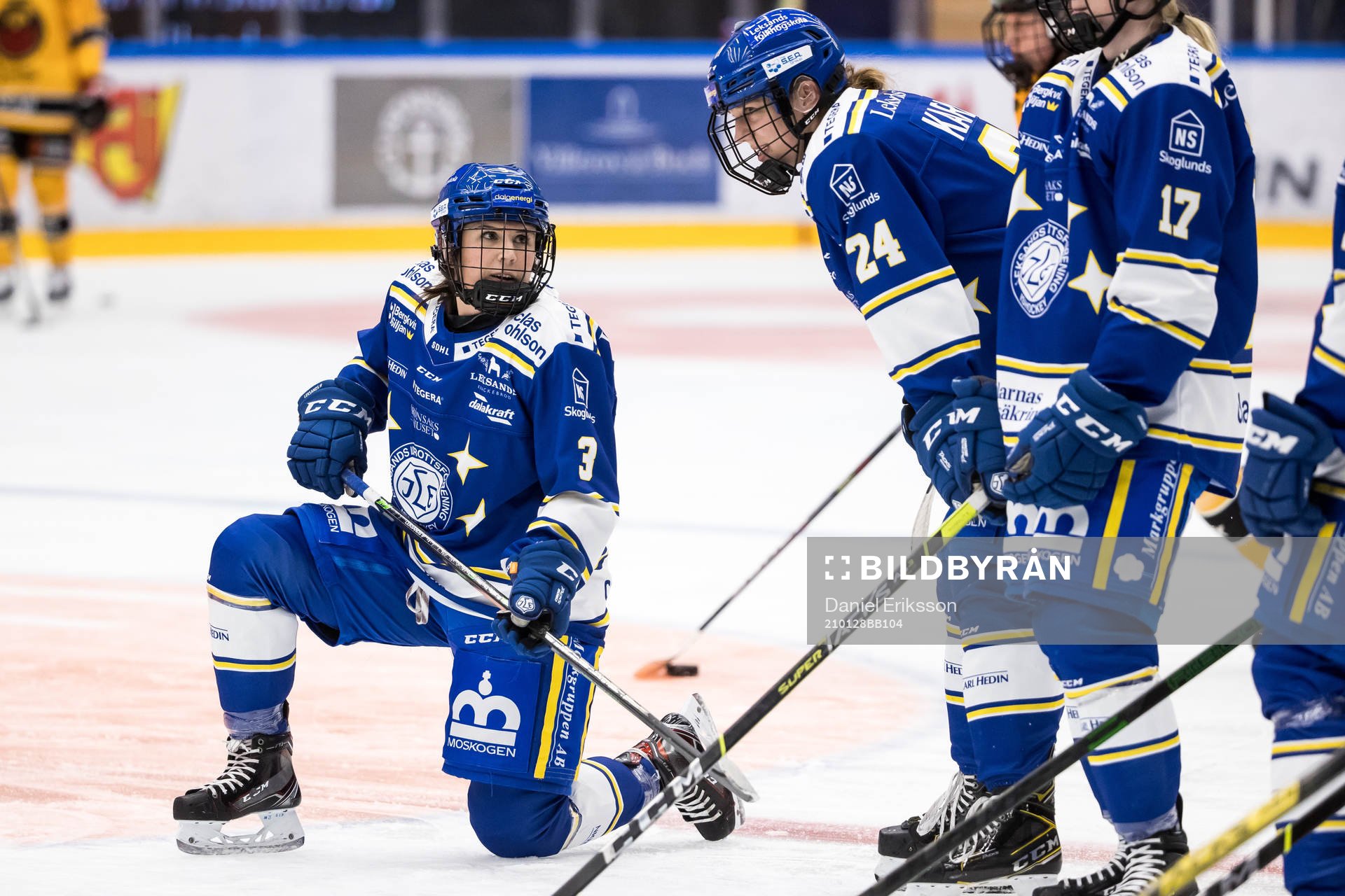 Leksands Elin Lundberg och Leksands Ida Karlsson