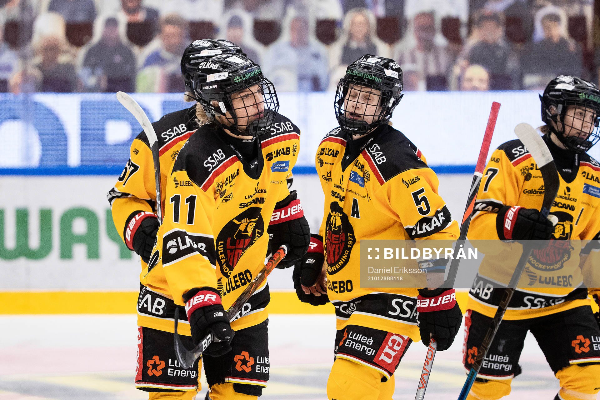 Luleås Josefine Hoegh Persson jublar