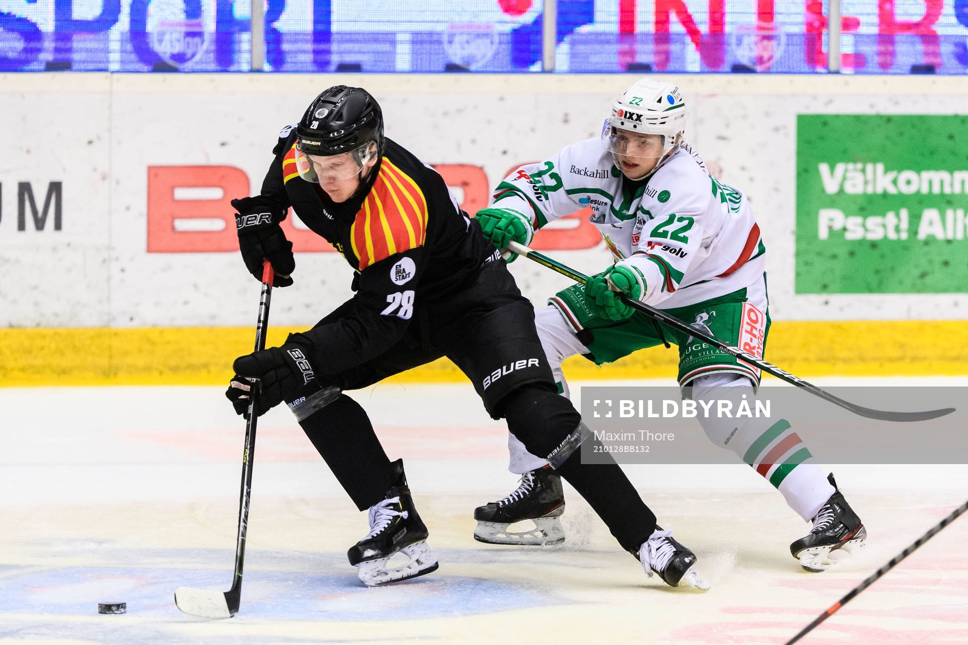 Brynäs Oskar Kvist och Rögles Samuel Jonsson