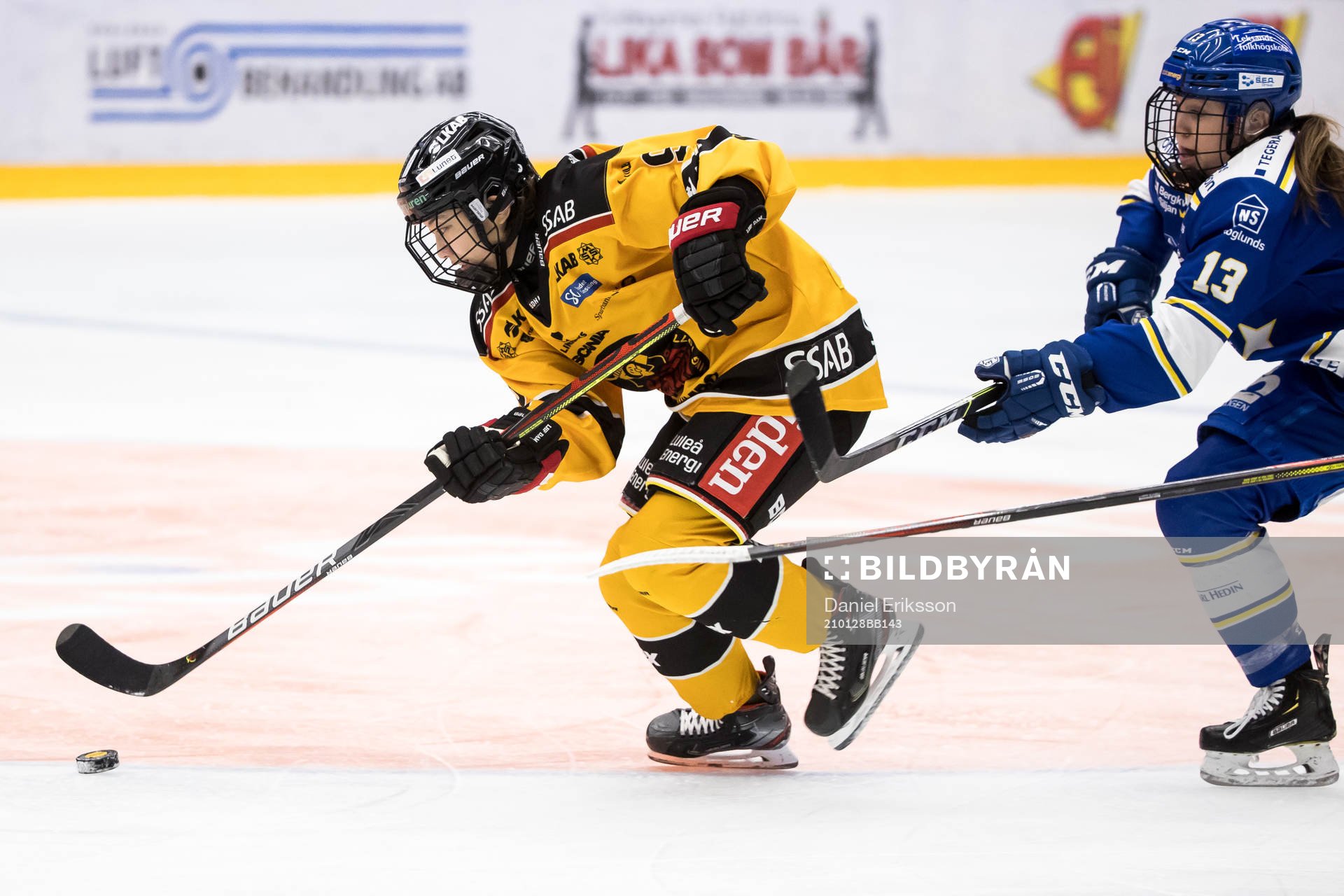 Luleås Chiho Osawa och Leksands Hanna Sköld