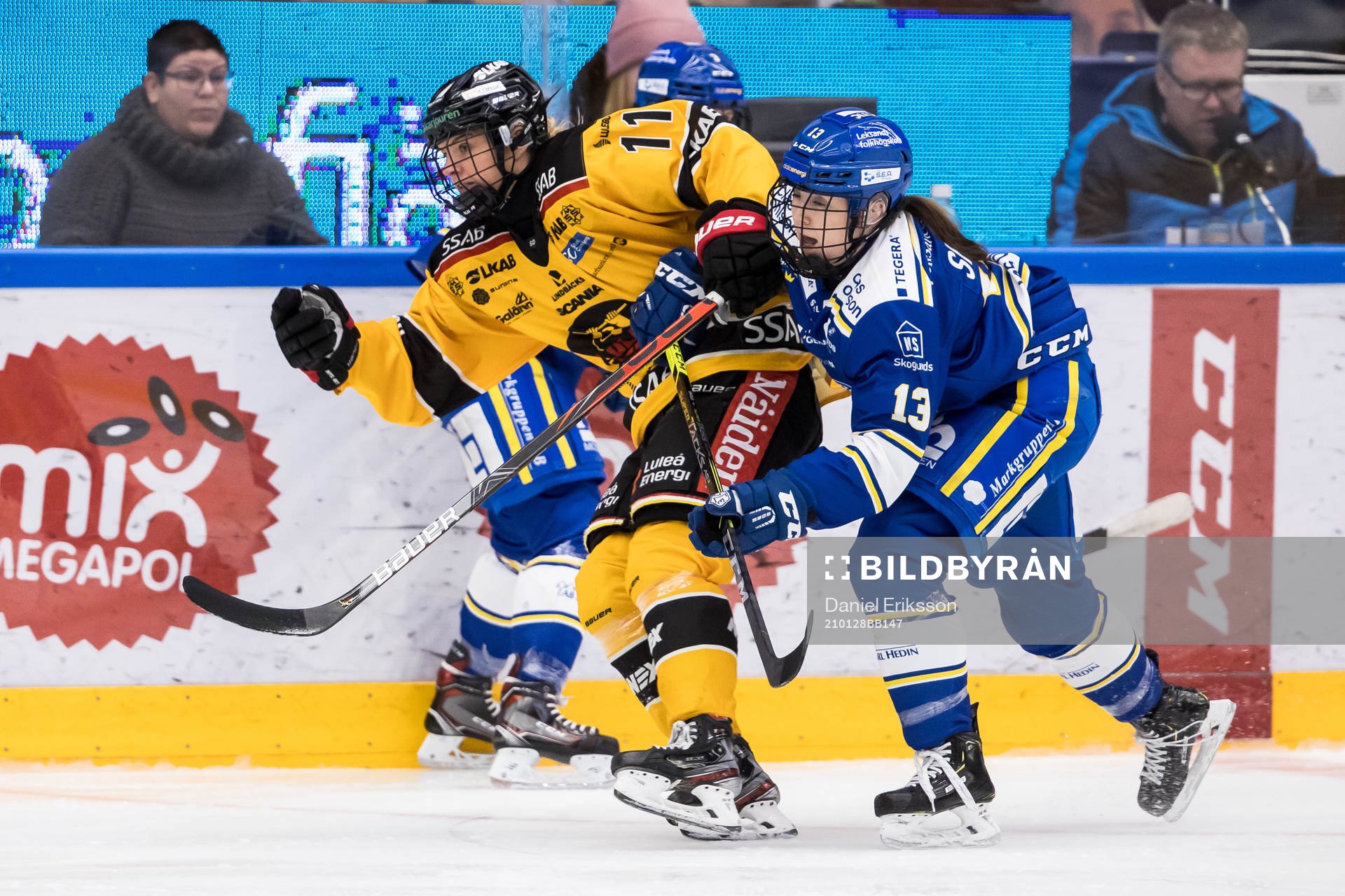 Luleås Josefine Hoegh Persson och Leksands Hanna Sköld
