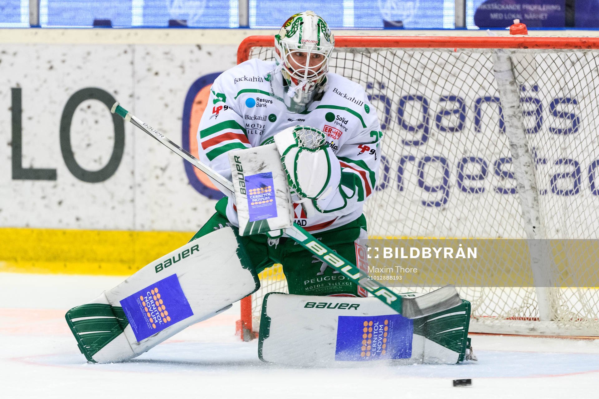 Rögles målvakt Johan Gustafsson