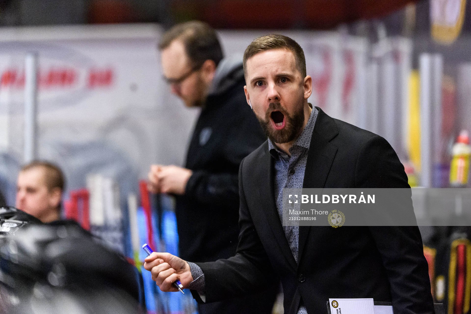 Brynäs assisterande tränare Viktor Stråhle
