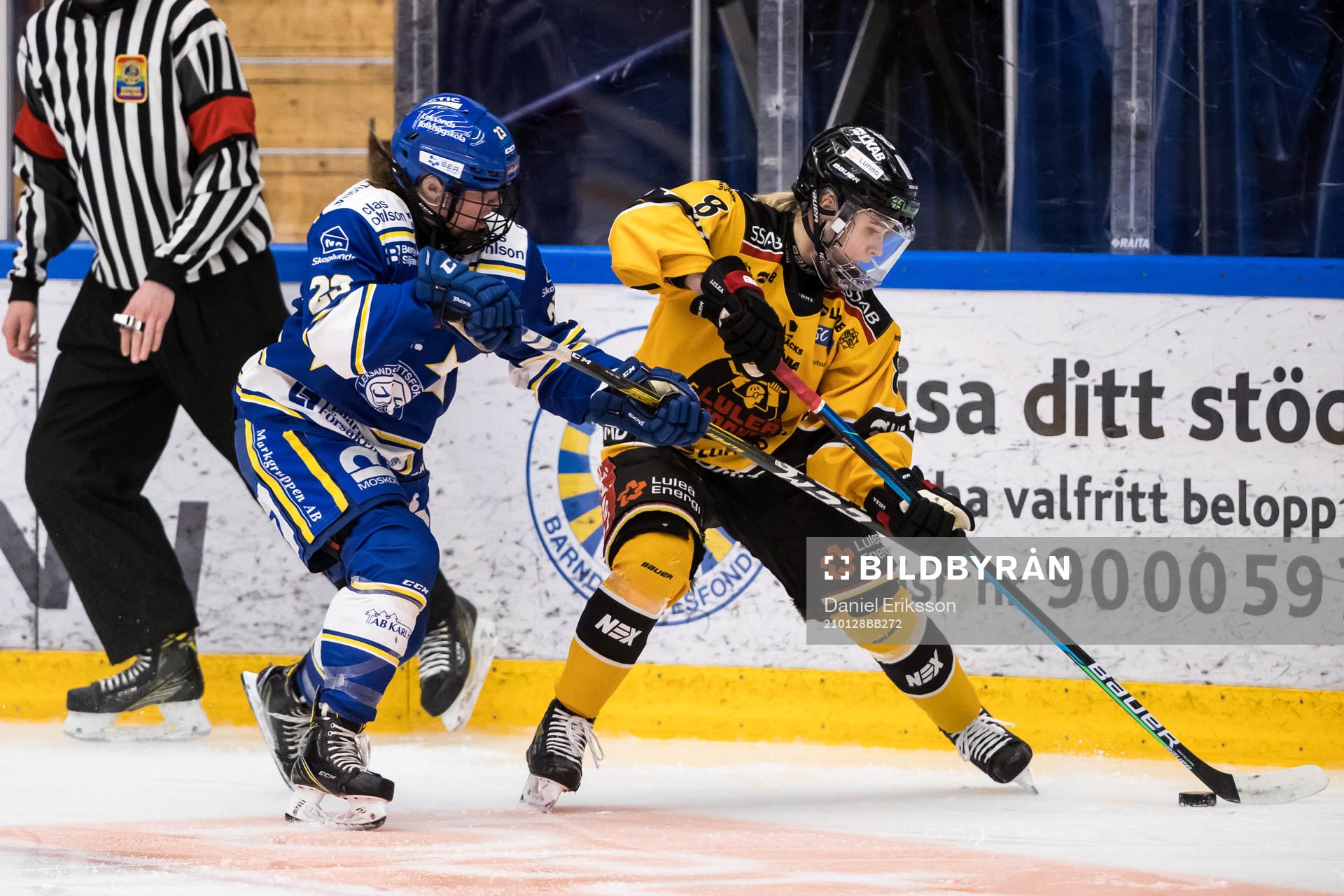 Leksands Saana Valkama och Luleås Ebba Berglund