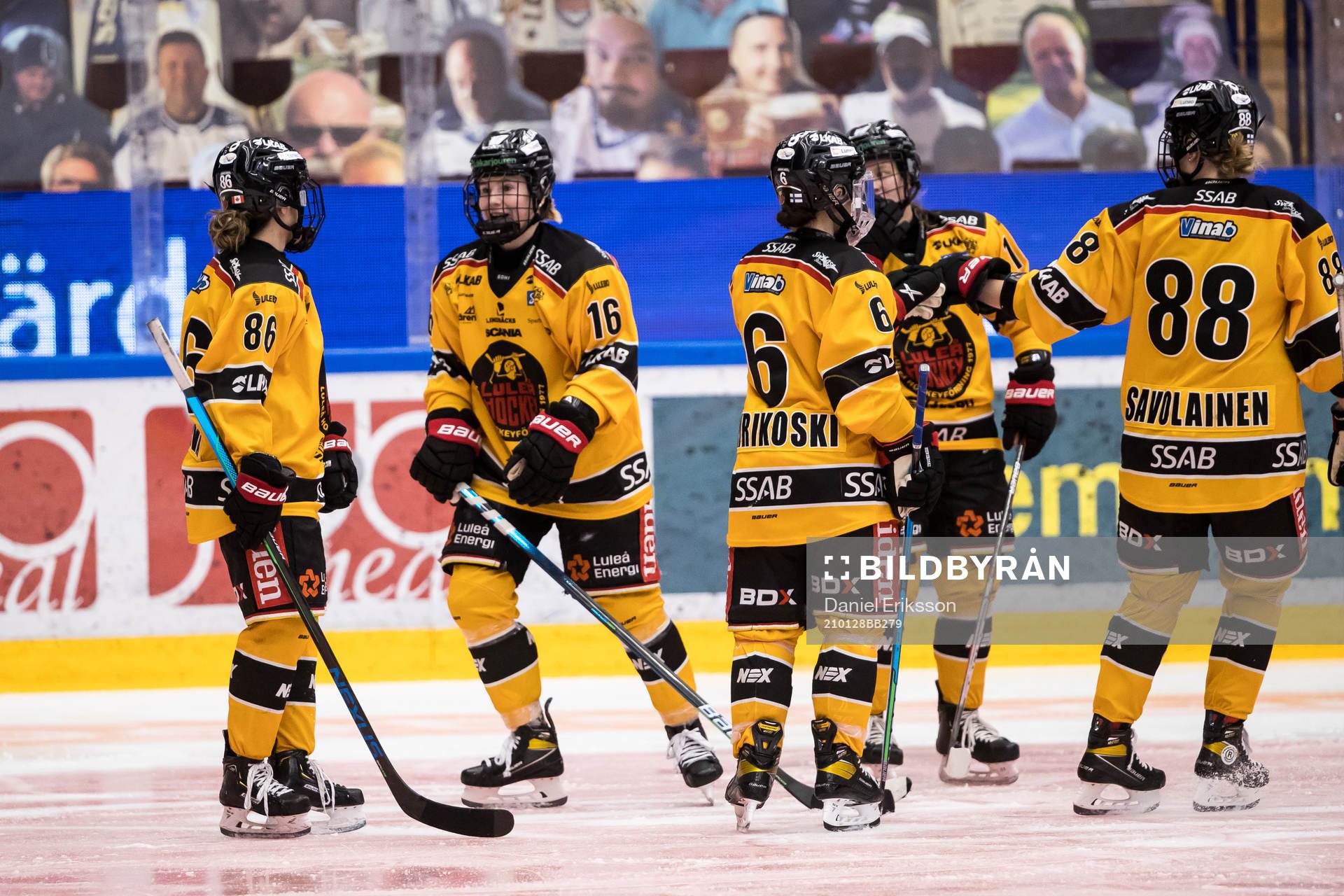 Luleås Petra Nieminen jubel