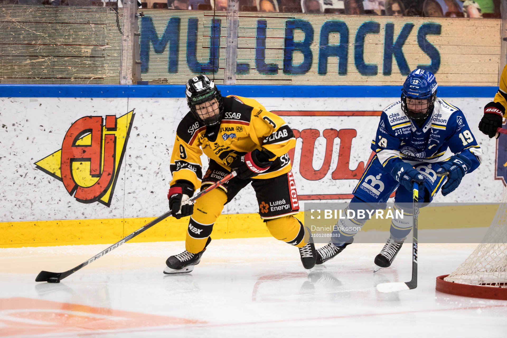 Luleås Chiho Osawa och Leksands Agnez Svensson