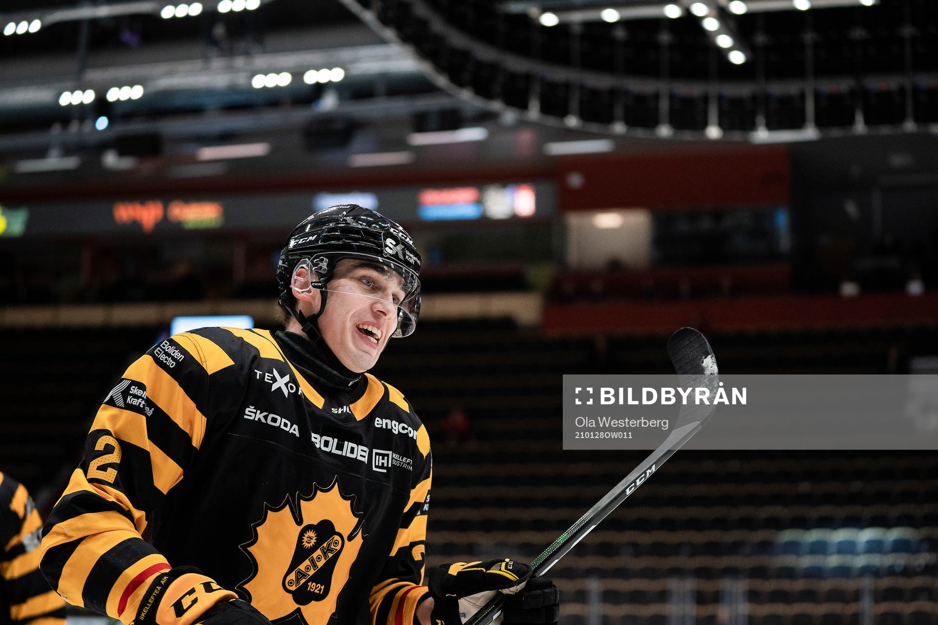 Skellefteås Adam Wilsby jublar