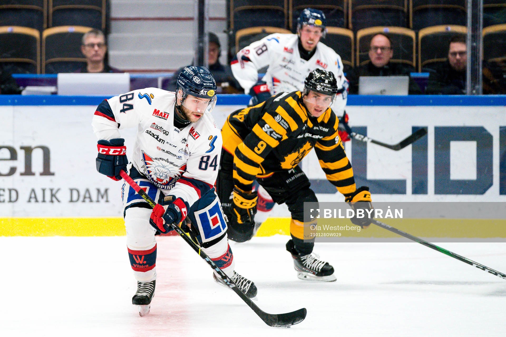 Linköpings Jimmy Andersson och Skellefteås Darren Nowick