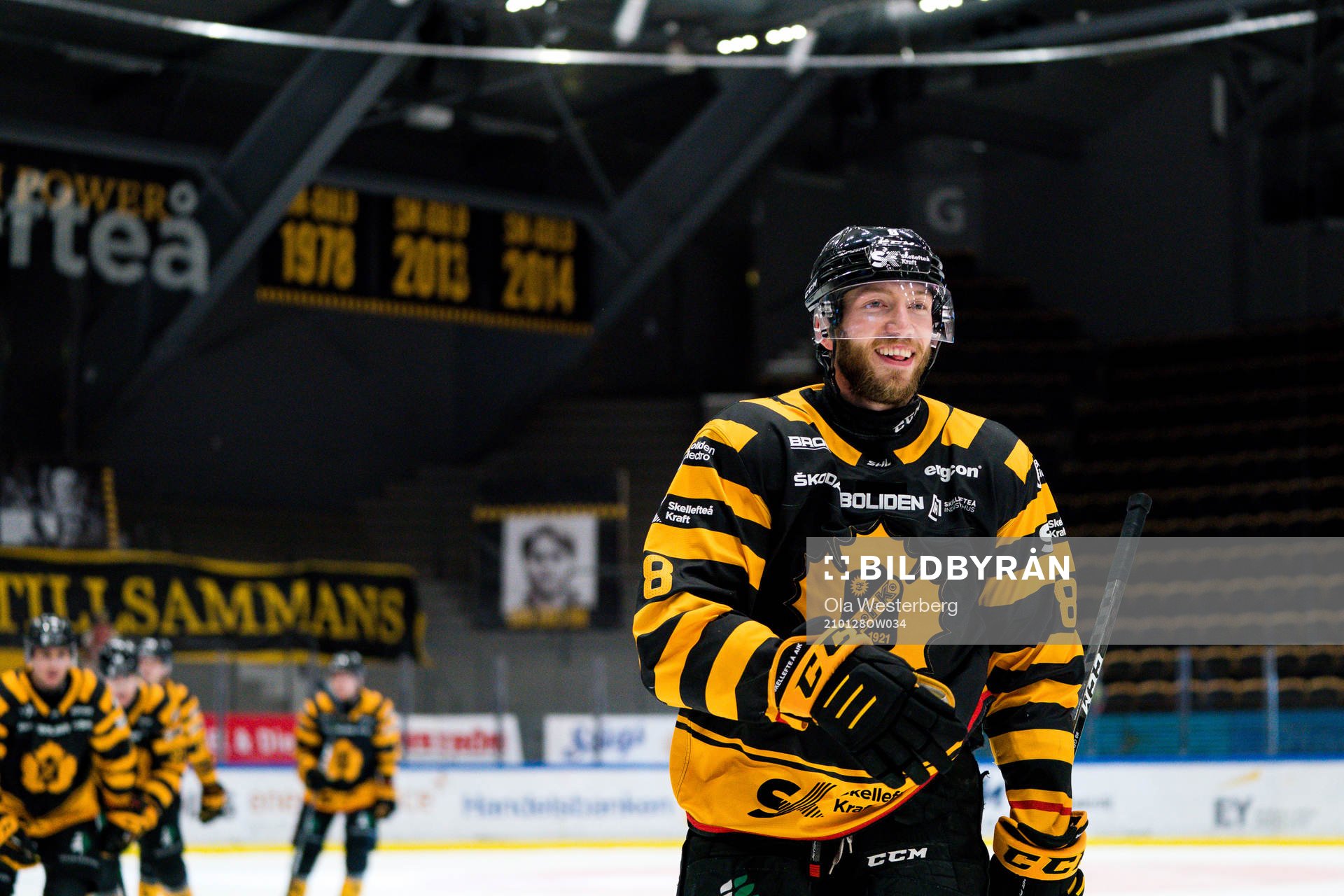 Skellefteås Petter Granberg jublar