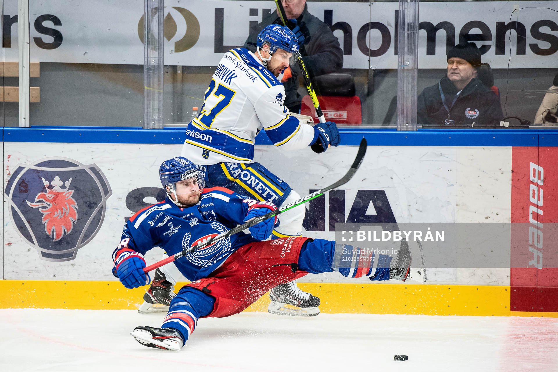 Oskarshamns Nichlas Torp och Leksands Marek Hrivik