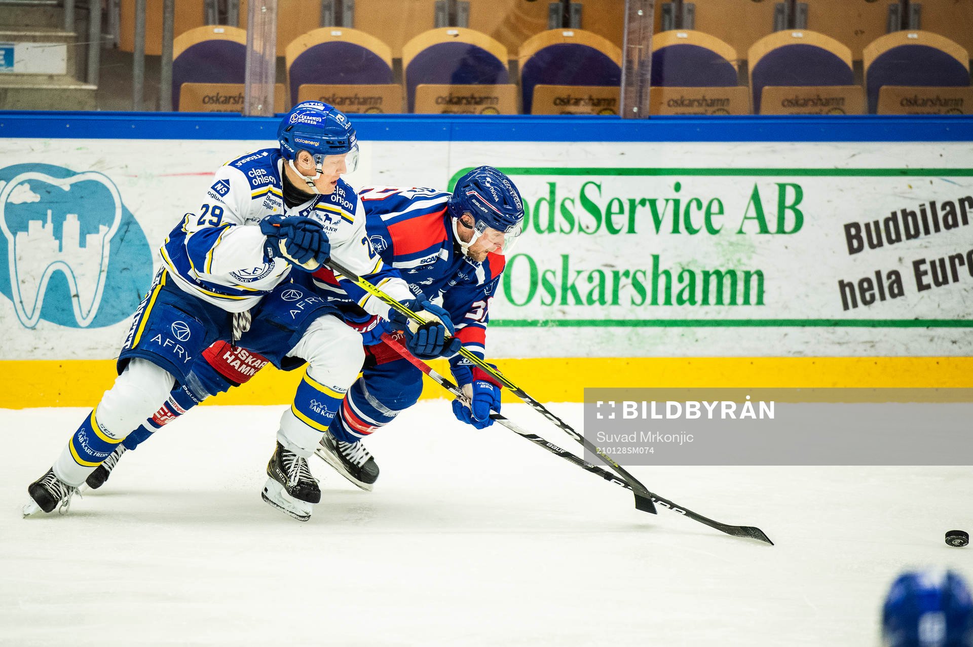 Oskarshamns Nichlas Torp och Leksands Emil Heineman