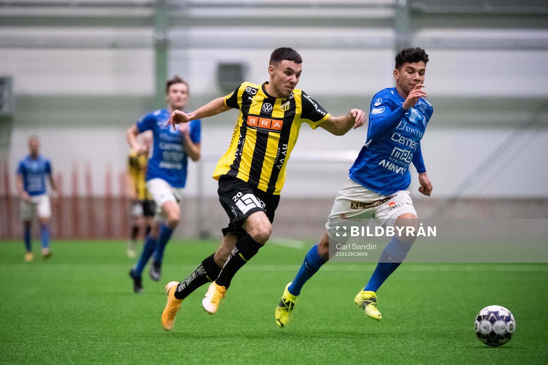 Häckens Ali Youssef och Norrbys Benjamin Arapovic