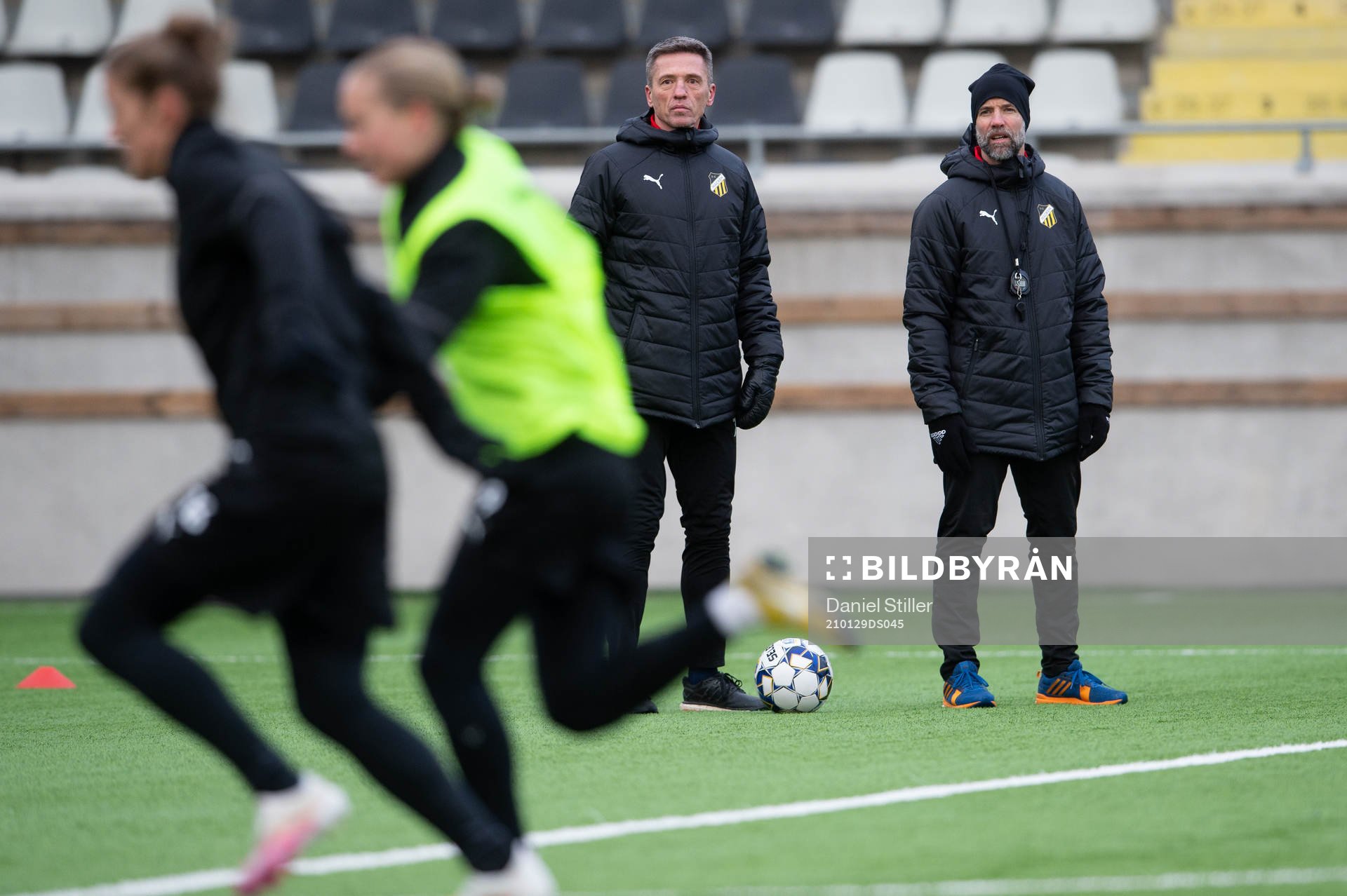 Tränare Mats Gren och assisterande tränare Matti Demegård