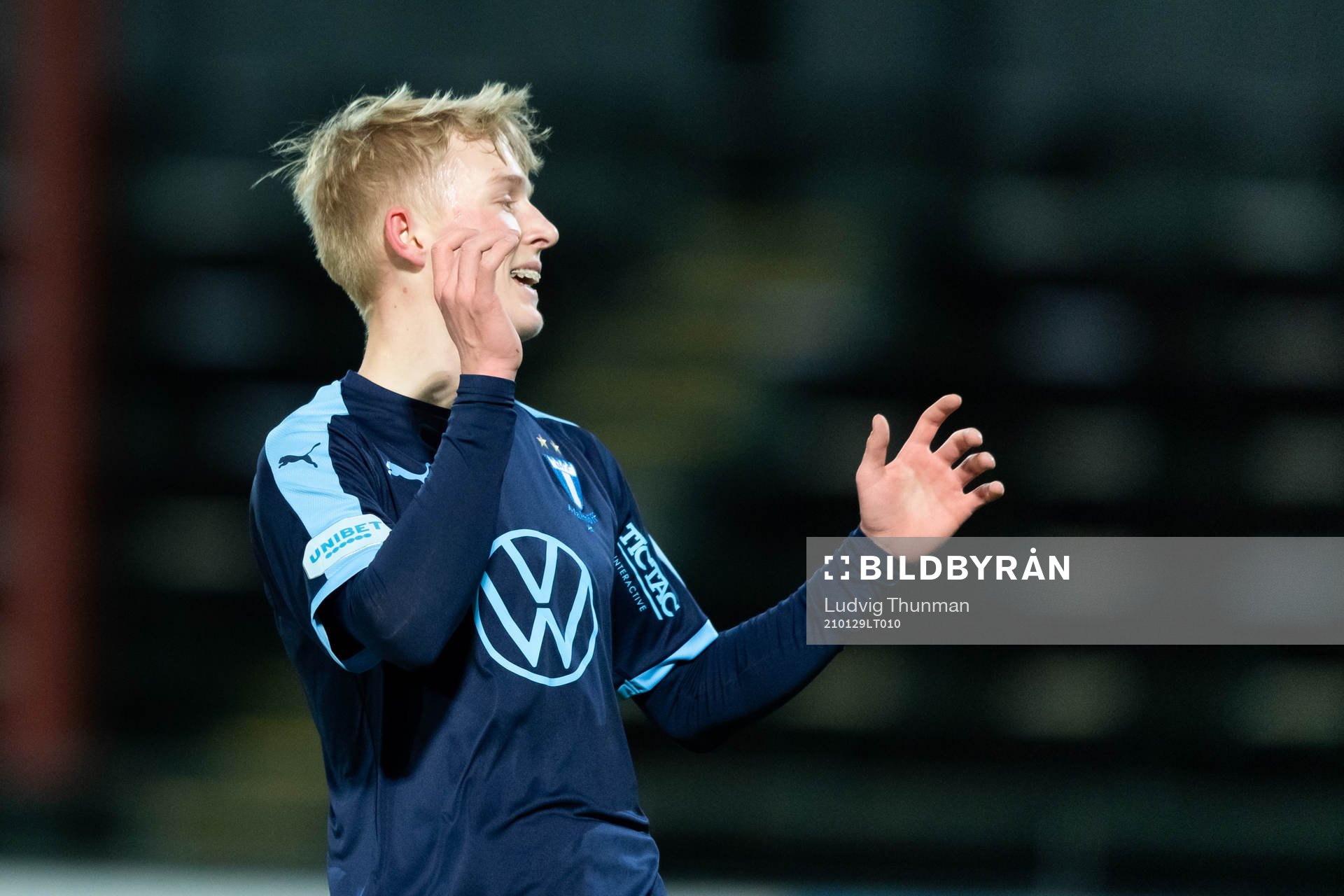 Malmö FFs Melker Widell deppar