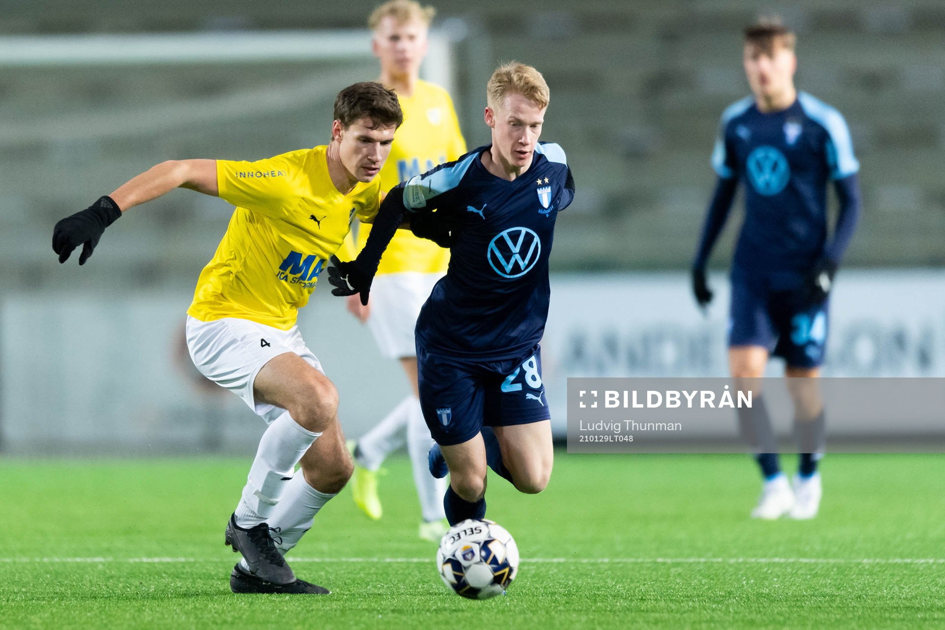 IFK Malmös Victor Sköld och Malmö FFs David Edvardsson
